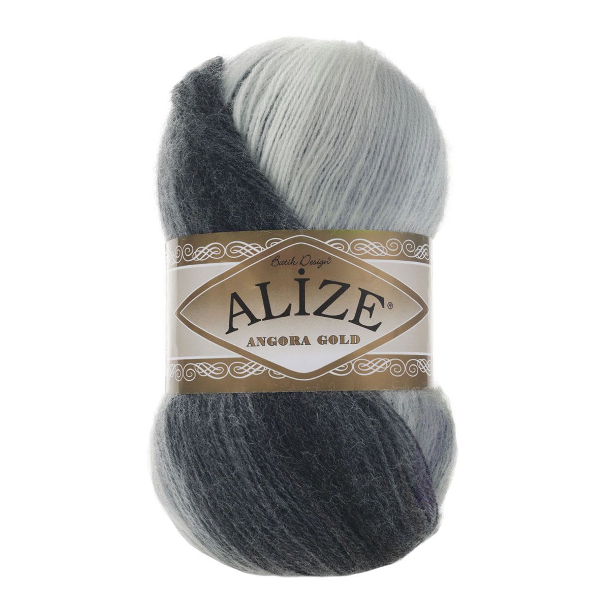 Пряжа Alize для вязания зимних вещей Angora Gold Batik 100 гр 550 м 5 мотков 1900 секционный - фото 6