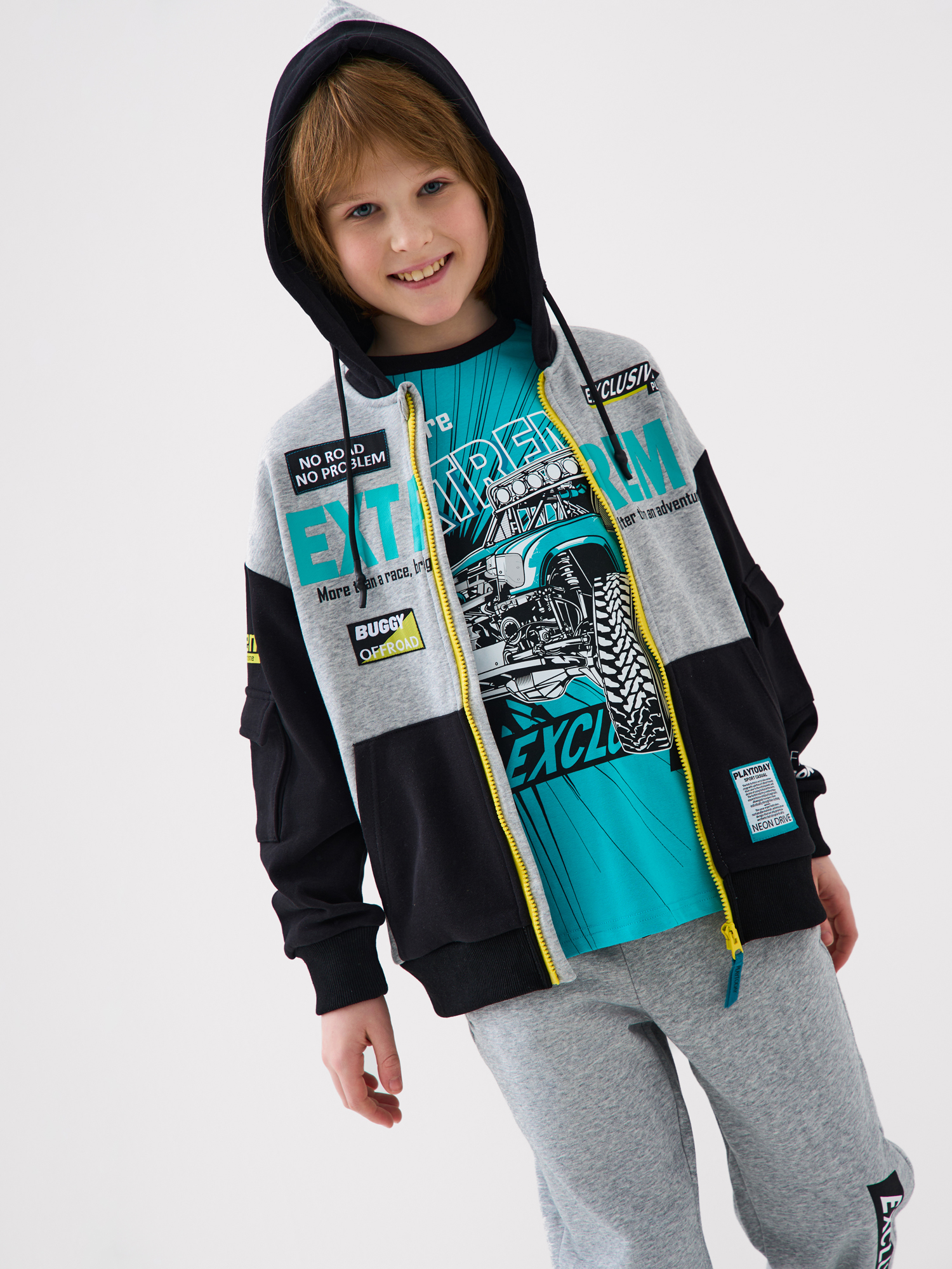 Толстовка PlayToday 12611140 - фото 7