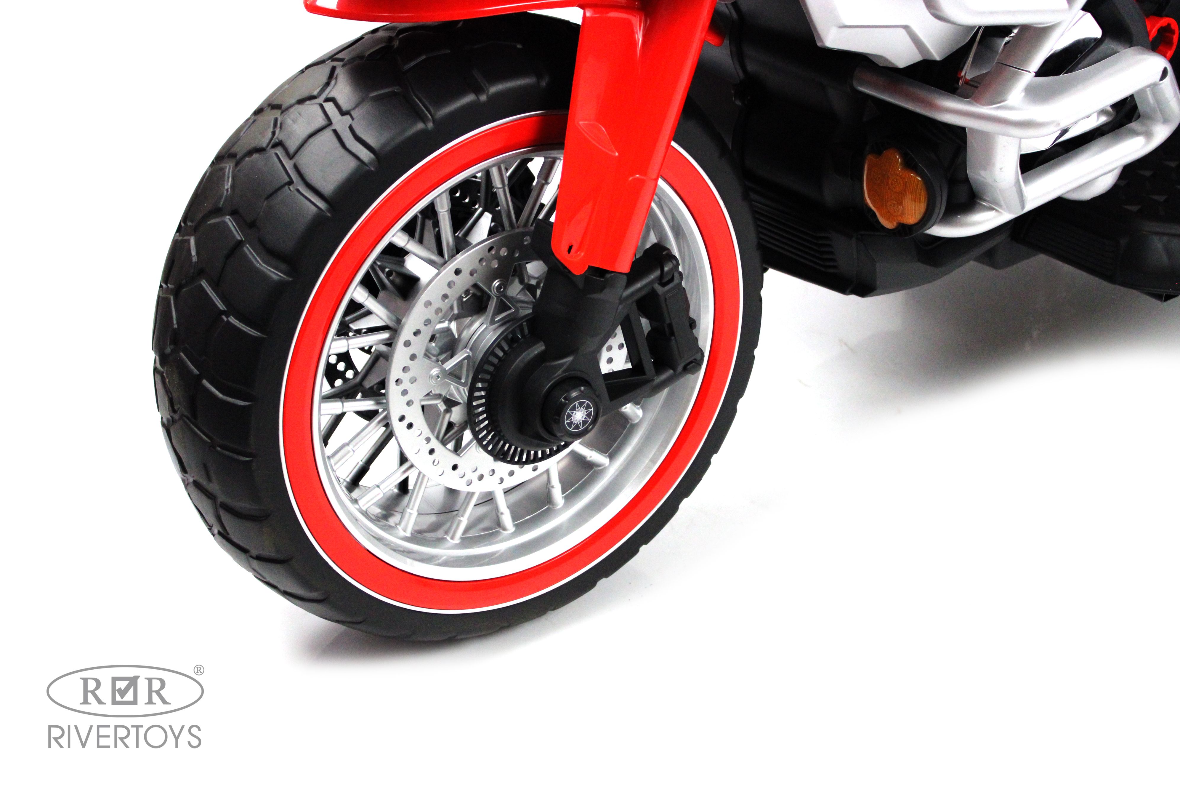 Электромотоцикл RIVERTOYS М111БХ-RED - фото 20