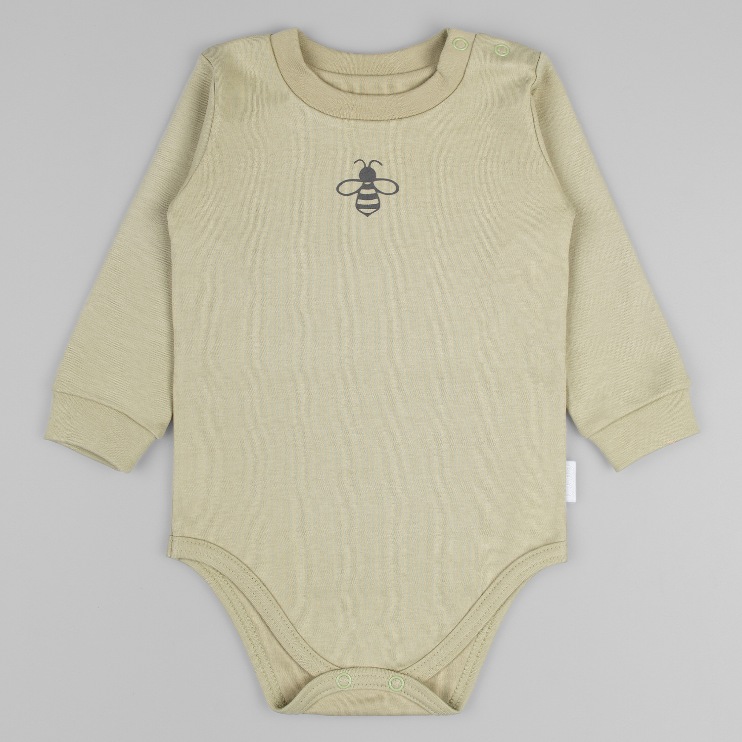 Боди 3 шт LEO 1001А-20_миндальный/оливковый - фото 19