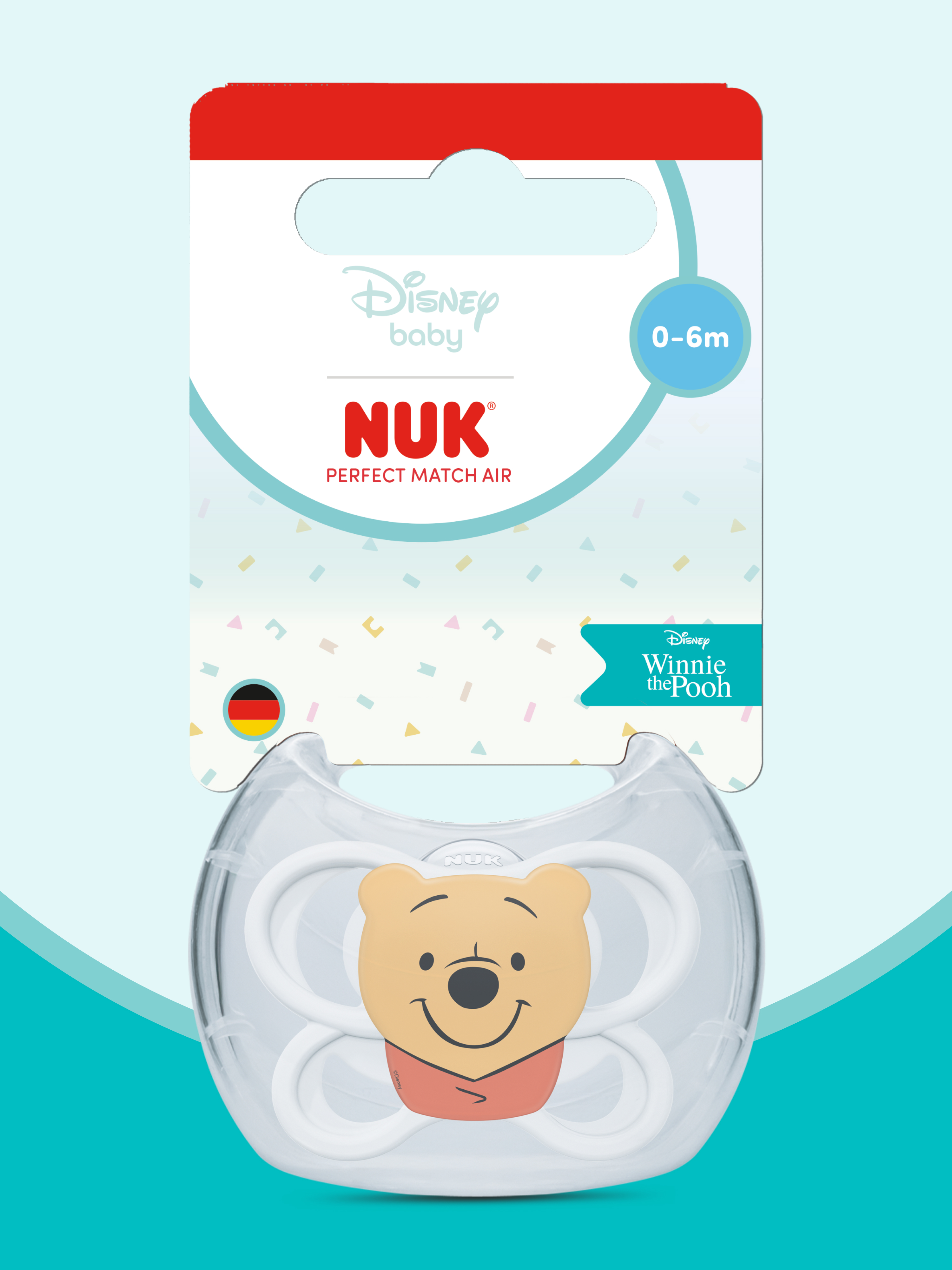 Пустышка Nuk силикон ортодонтическая от 6 мес. 1 шт. - фото 1