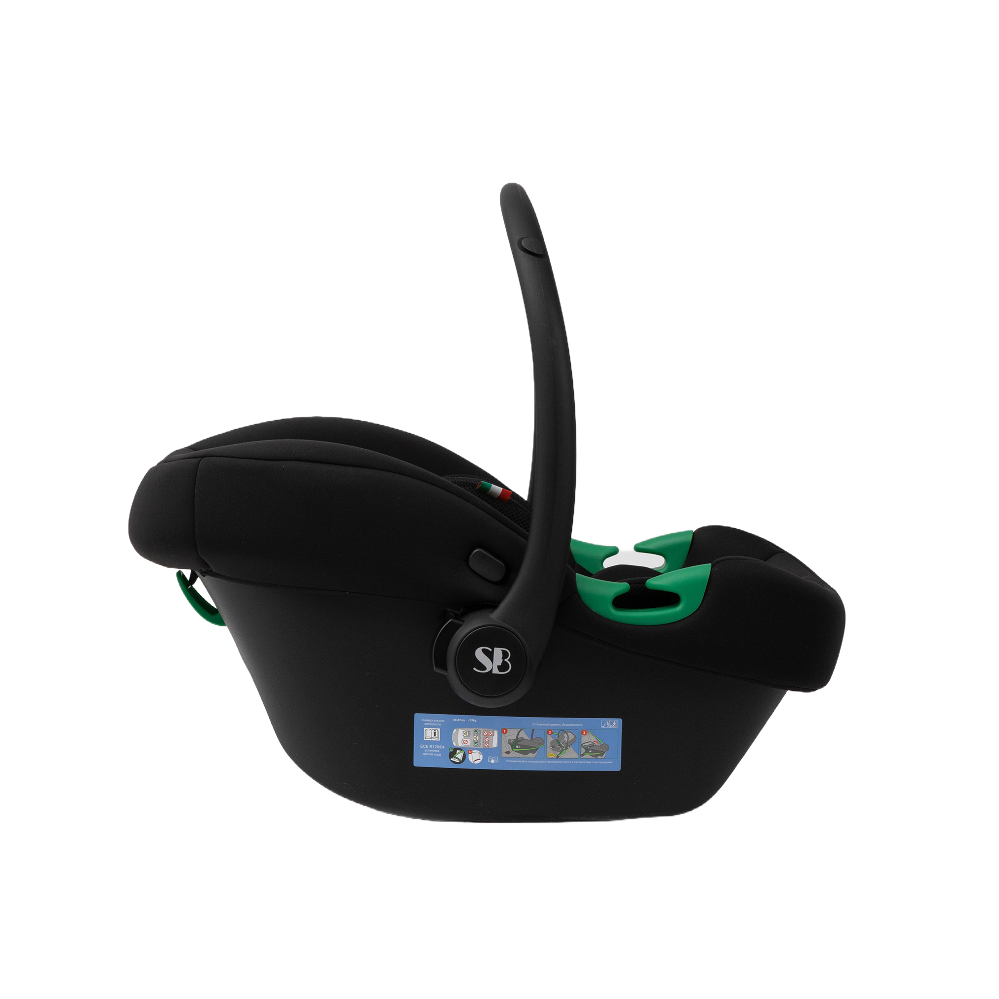 Автокресло Sweet Baby Elegante Plus DK591 Black 0 (0 -13 кг) черный - фото 18