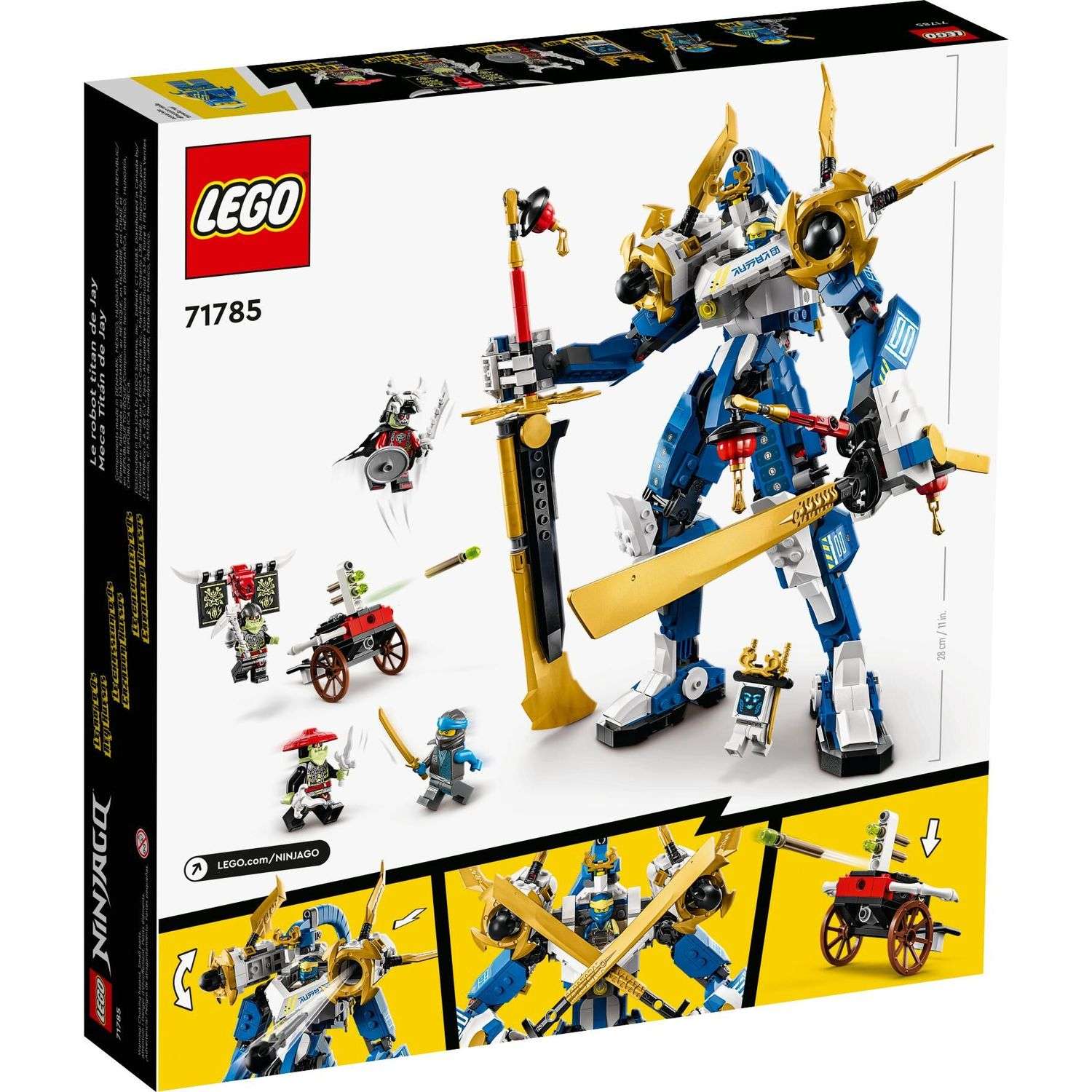 Конструктор LEGO NINJAGO Механический титан Джея 794 дет. - фото 9