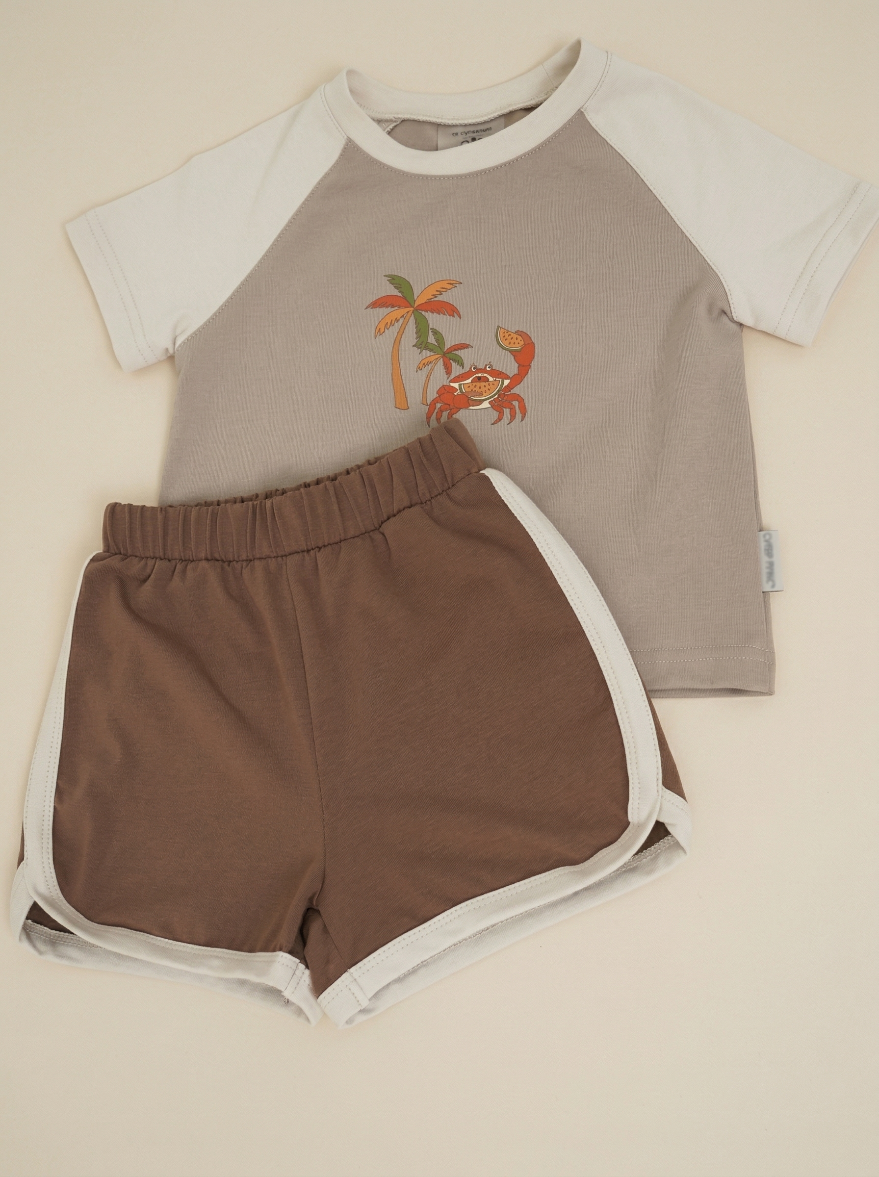 Костюм Супер Пупс кост/реглан/окант/латте/краб - фото 1