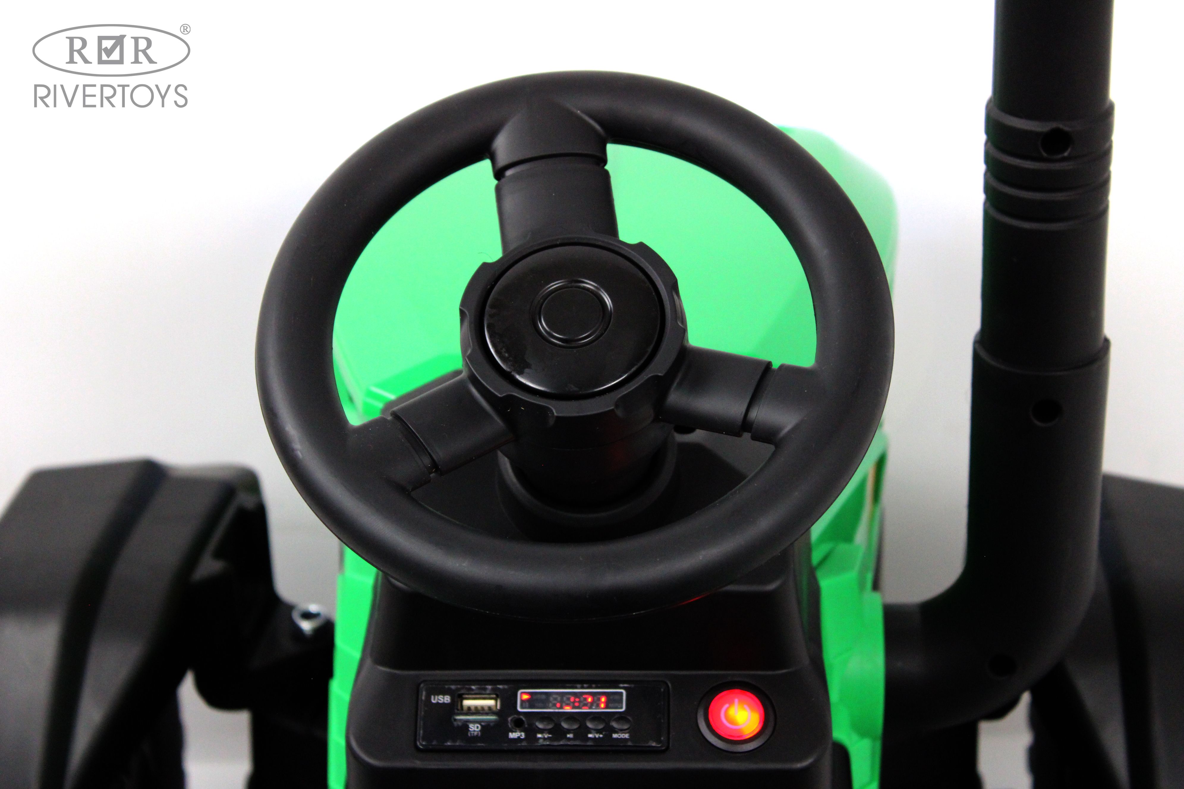 Электромобиль RIVERTOYS O555OO-GREEN С пультом ДУ - фото 23