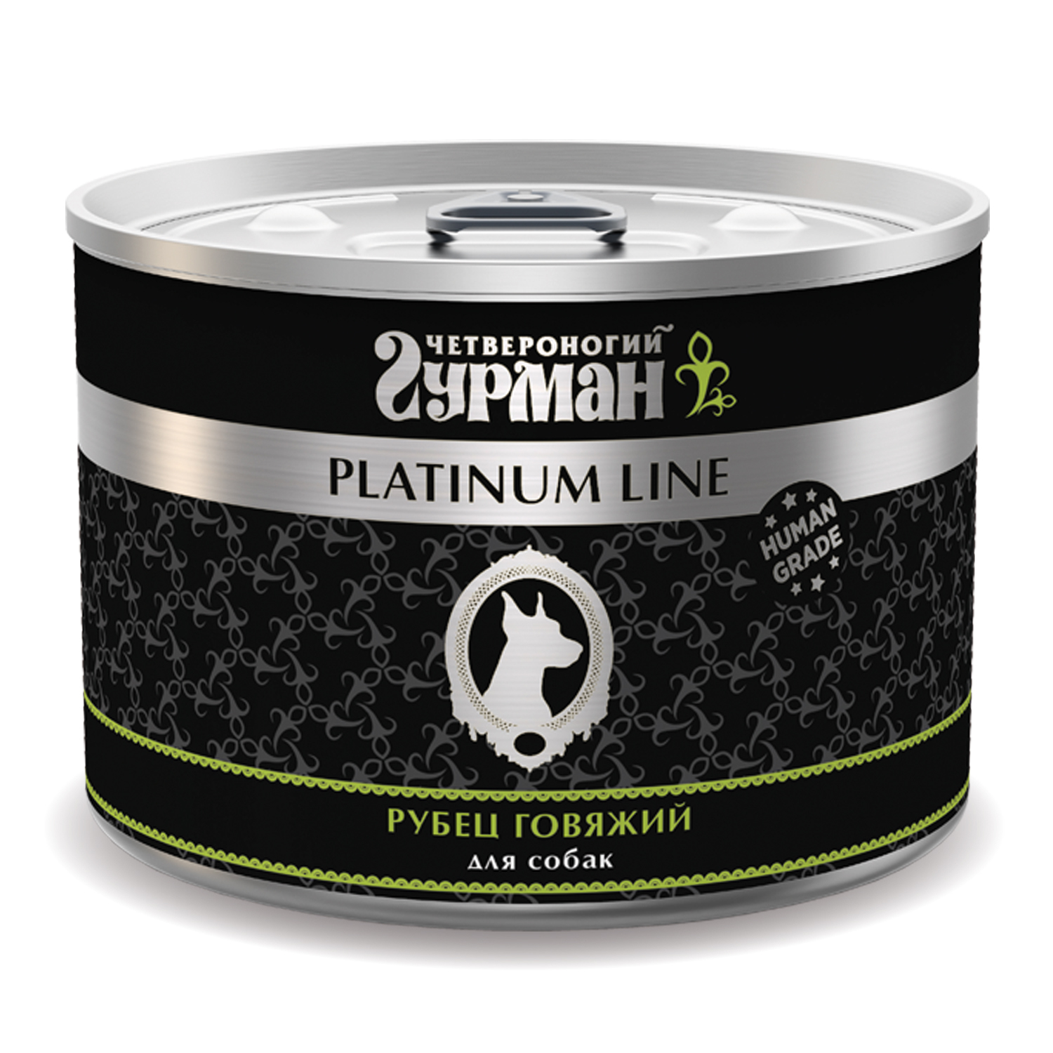Корм для собак Четвероногий Гурман 240г Platinum рубец говяжий в желе - фото 1