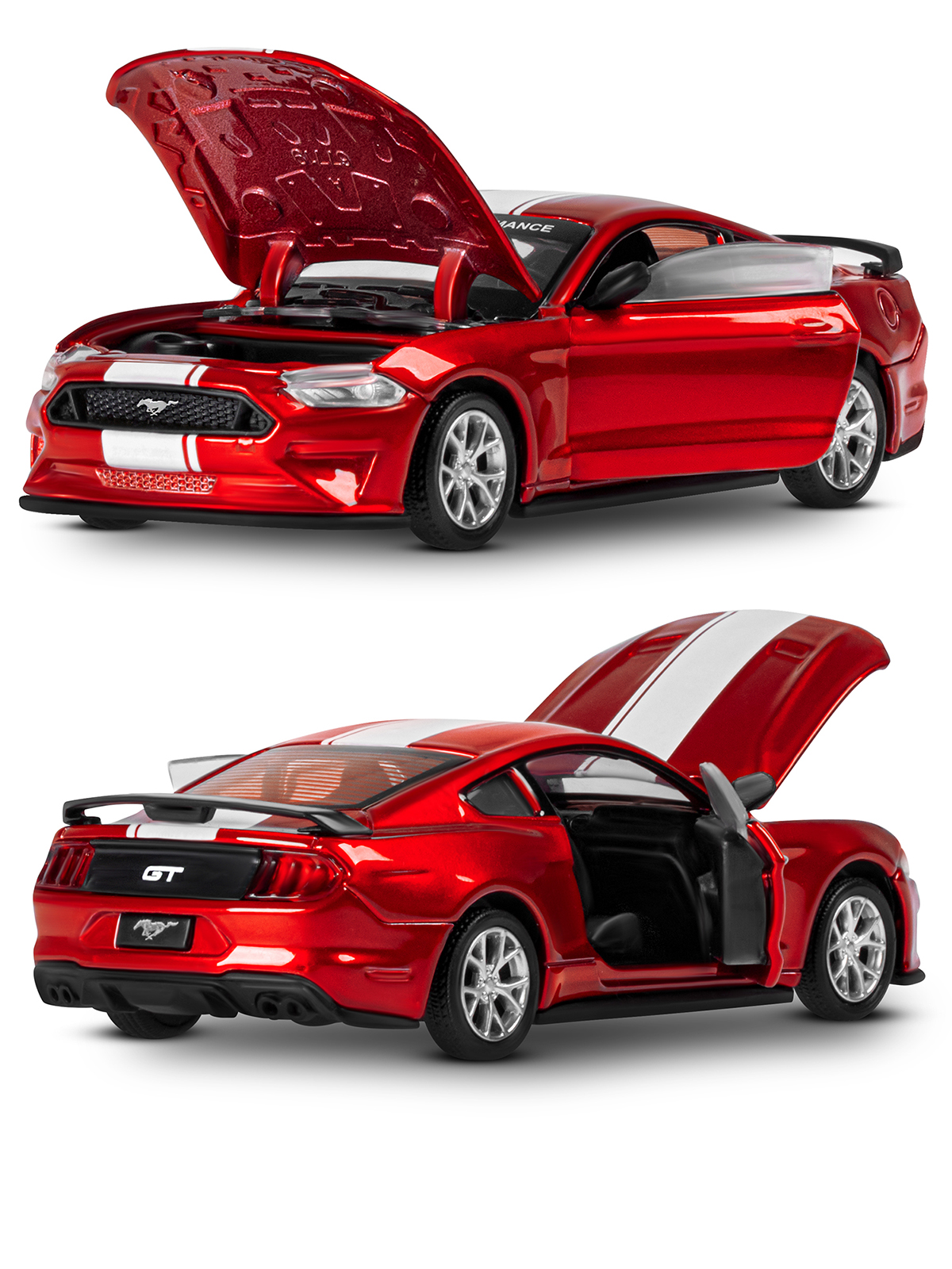 Автомобиль AUTODRIVE Ford Mustang Сборная модель 1:42 JB1251641 - фото 14