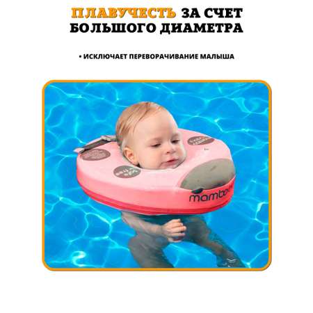 Круг для купания Newone Божья Коровка розовый