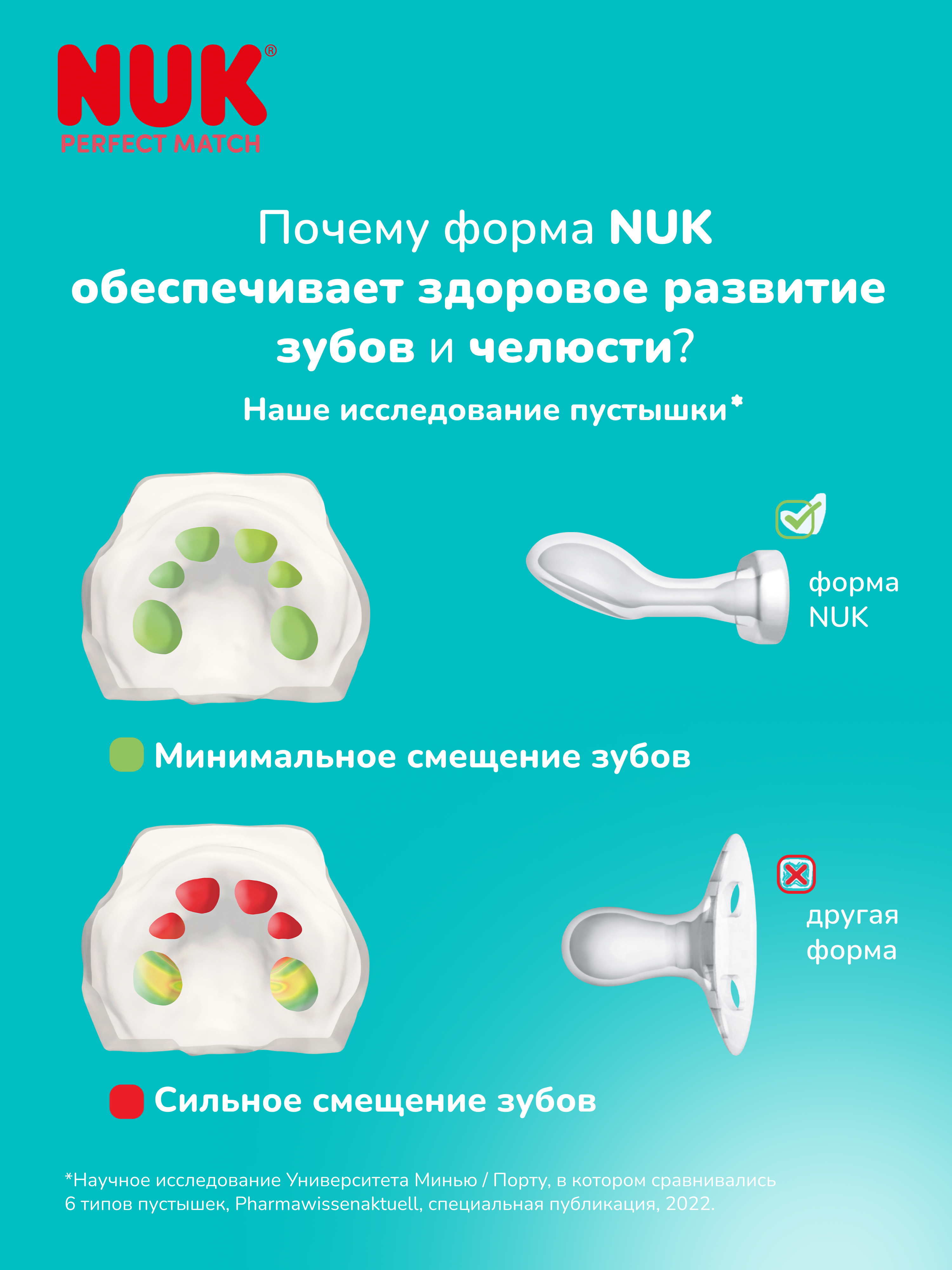 Пустышка Nuk силикон ортодонтическая от 6 мес. 1 шт. - фото 5