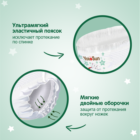 Трусики YokoSun Premium M (6-10 кг) 56 шт.