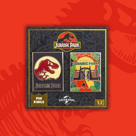 Значок Jurassic Park Парк юрского периода 2 шт.