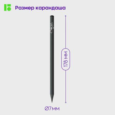 Карандаши чернографитные BERLINGO 4 шт.