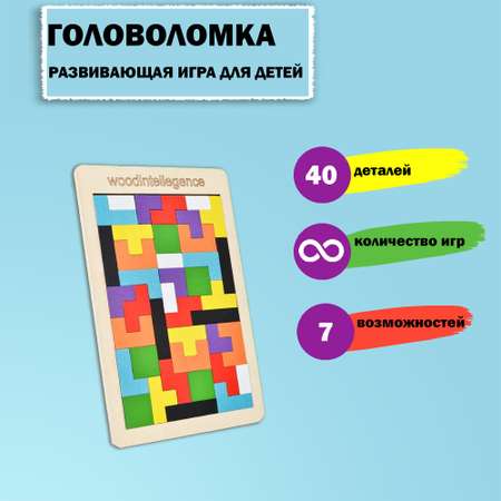 Головоломка LATS деревянная развивающая