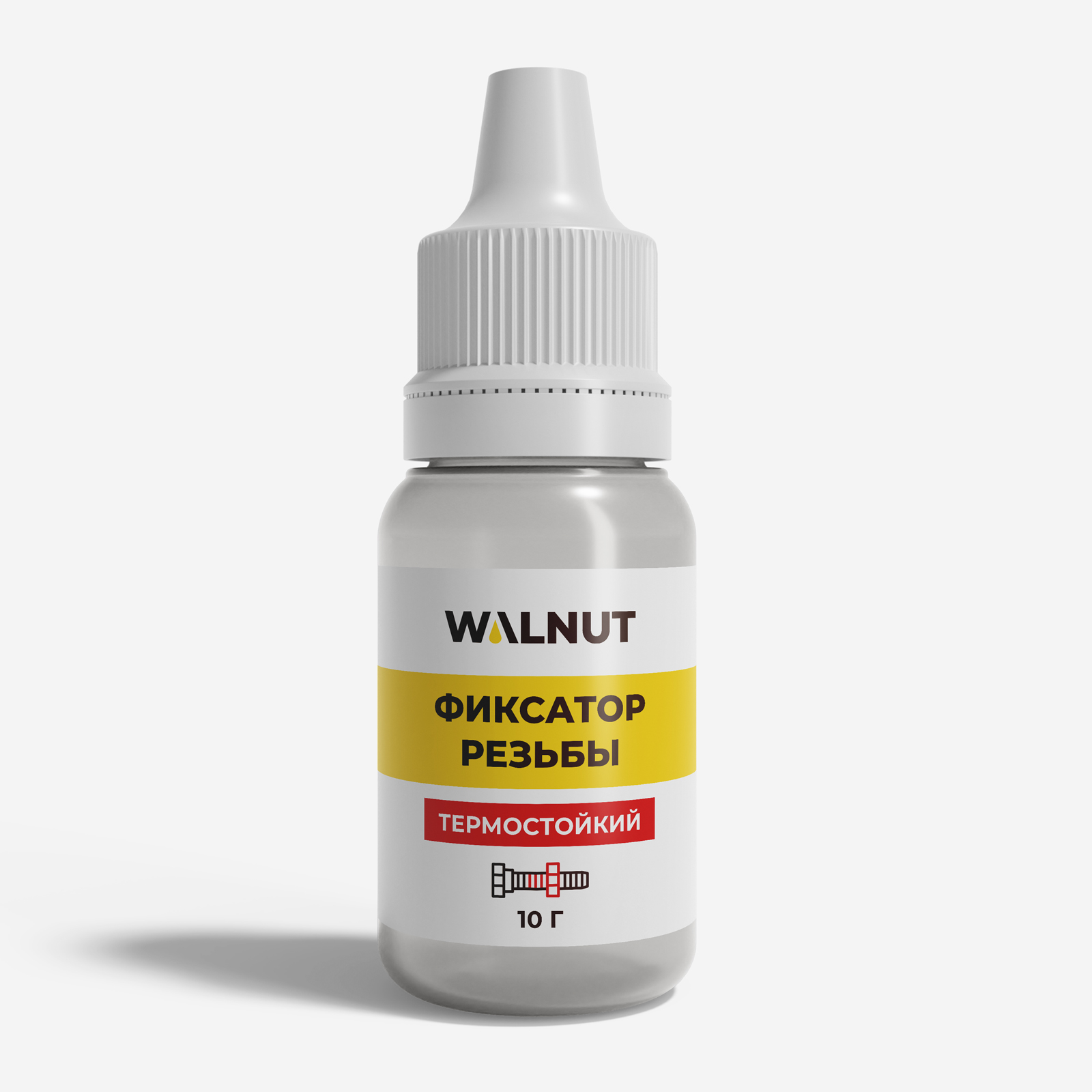 Фиксатор резьбы термостойкий WALNUT красный, 10 г - фото 7