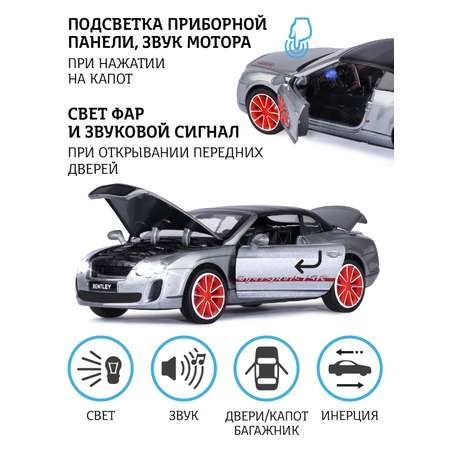 Автомобиль АВТОпанорама Bentley Continental Supersports ISR 1:32
