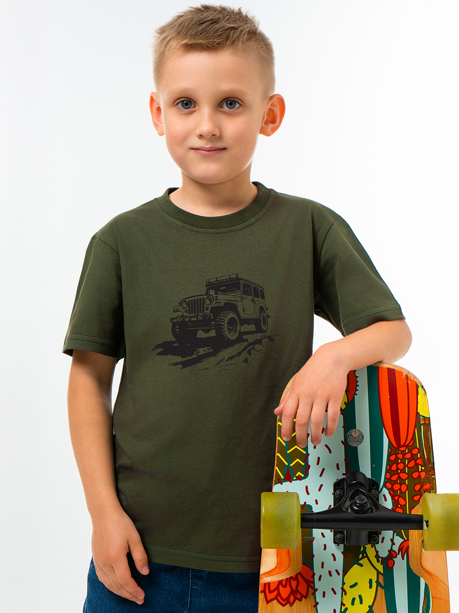 Футболка HappyFox HF55011Mджип.хаки - фото 1