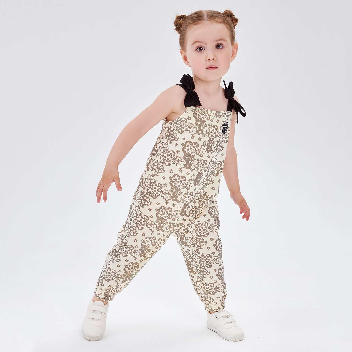 Полукомбинезон Lucky Child 143-30к/цветы/0-2 - фото 1
