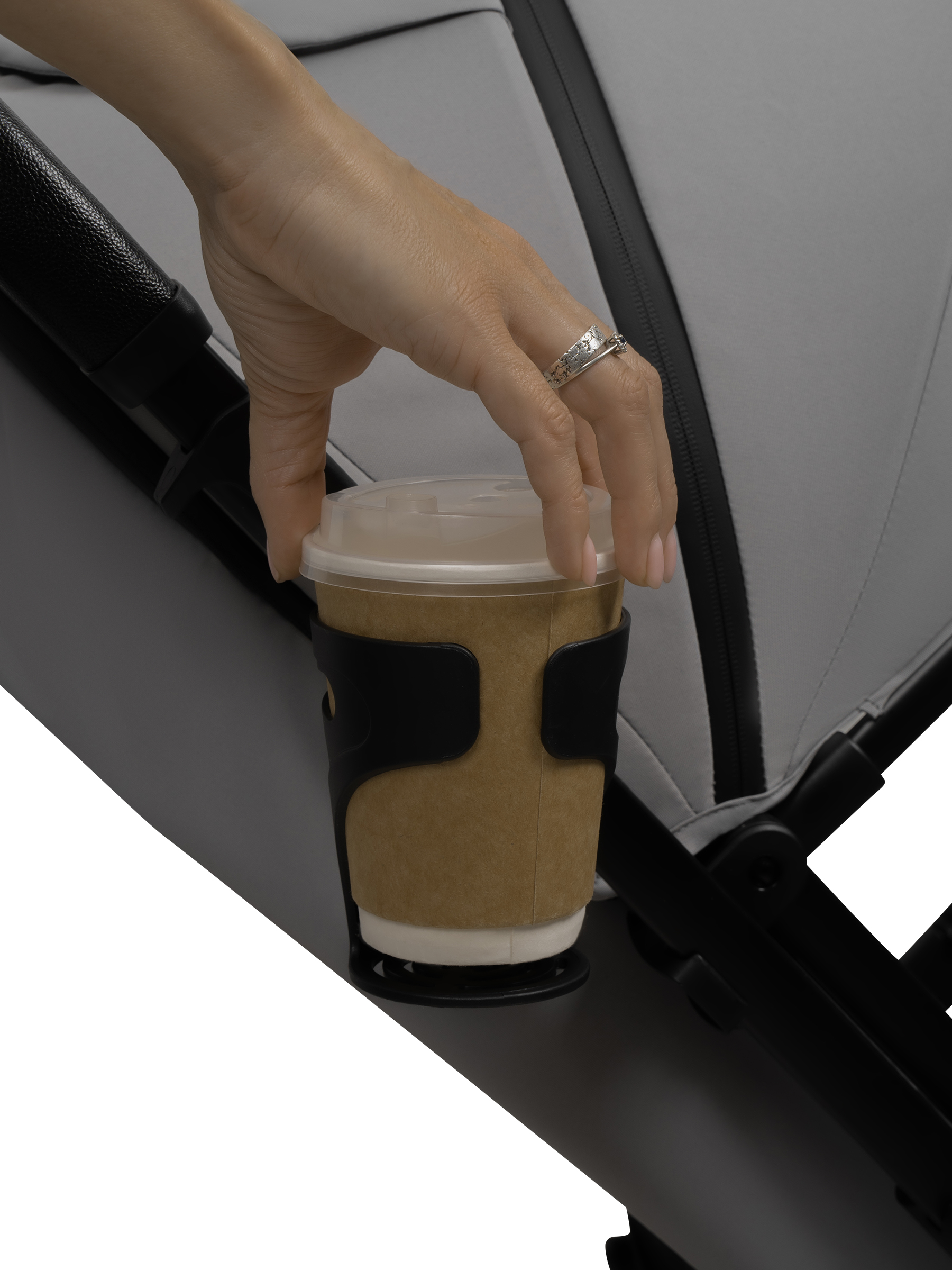 Коляска прогулочная JOVOLA Storm, светло-серый - фото 31