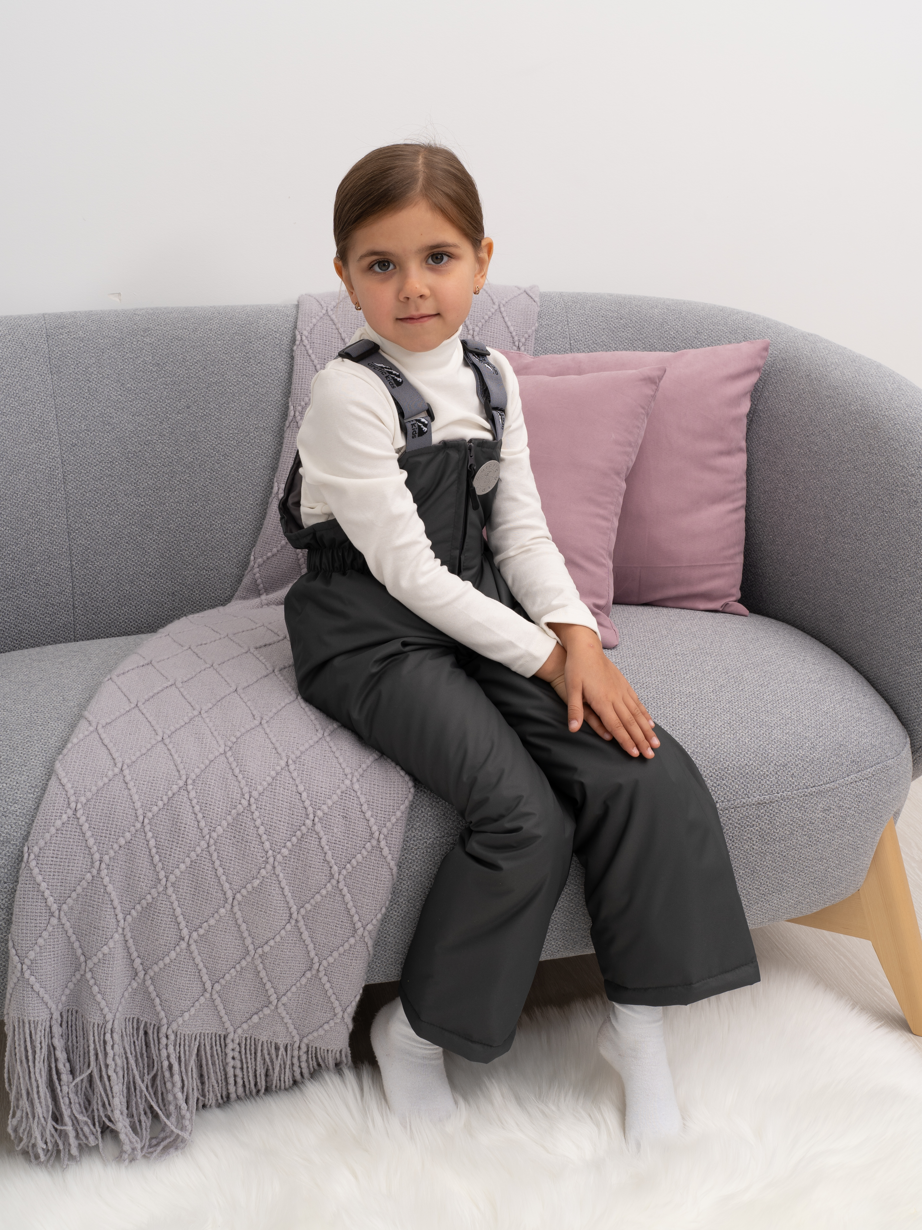 Полукомбинезон Arctic kids 60-013 серый - фото 16