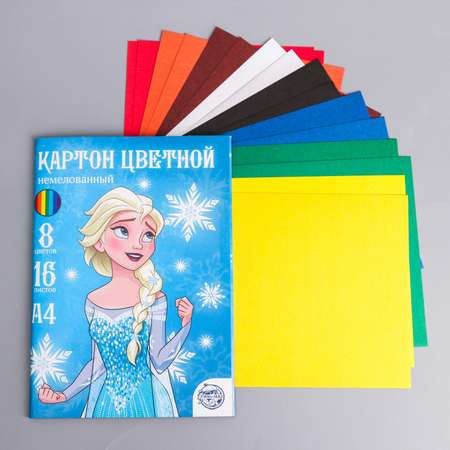 Цветной картон Disney 16 лист.