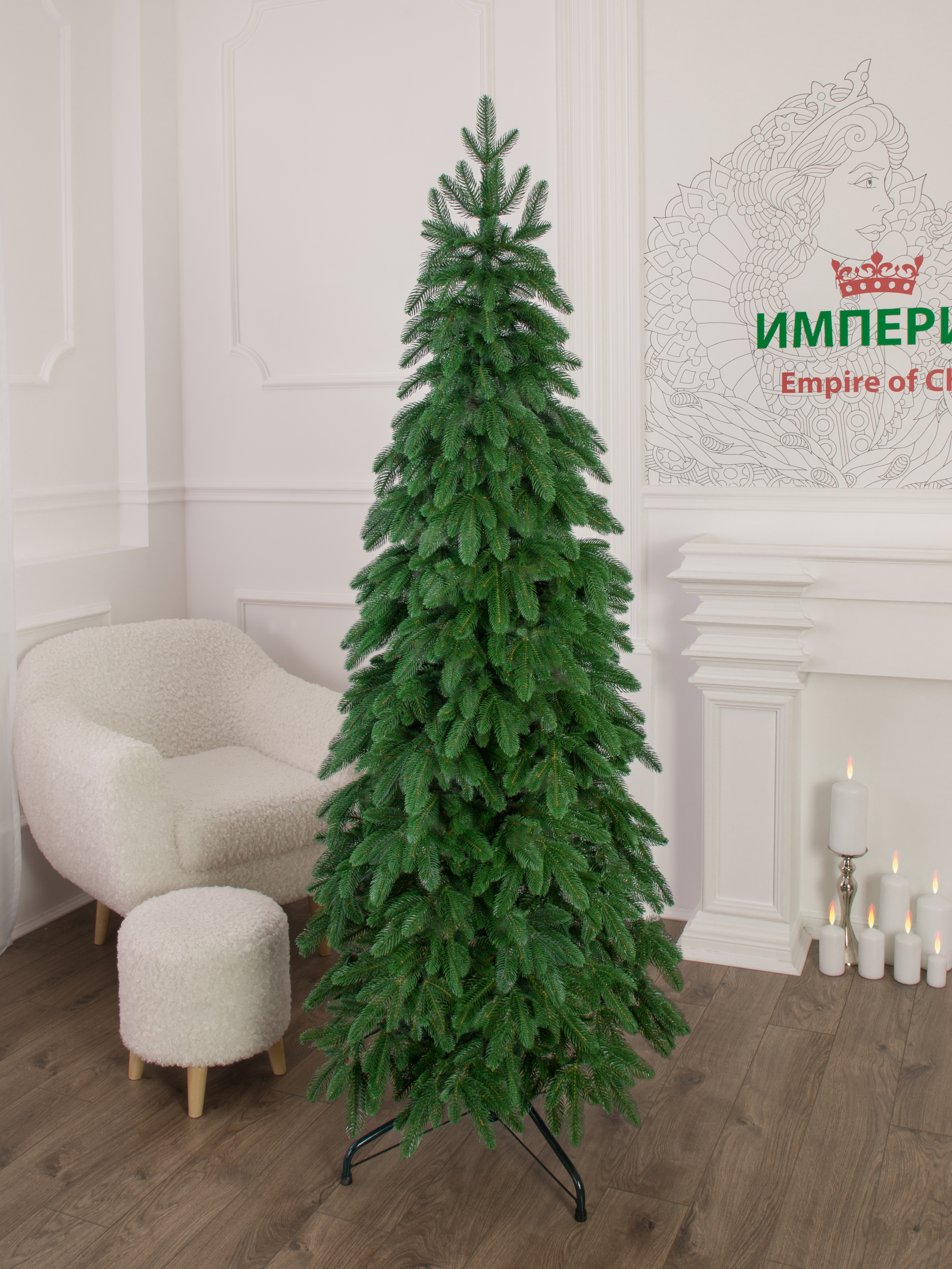 Ель Мерлин узкая Империя Ёлок 210 см - фото 4