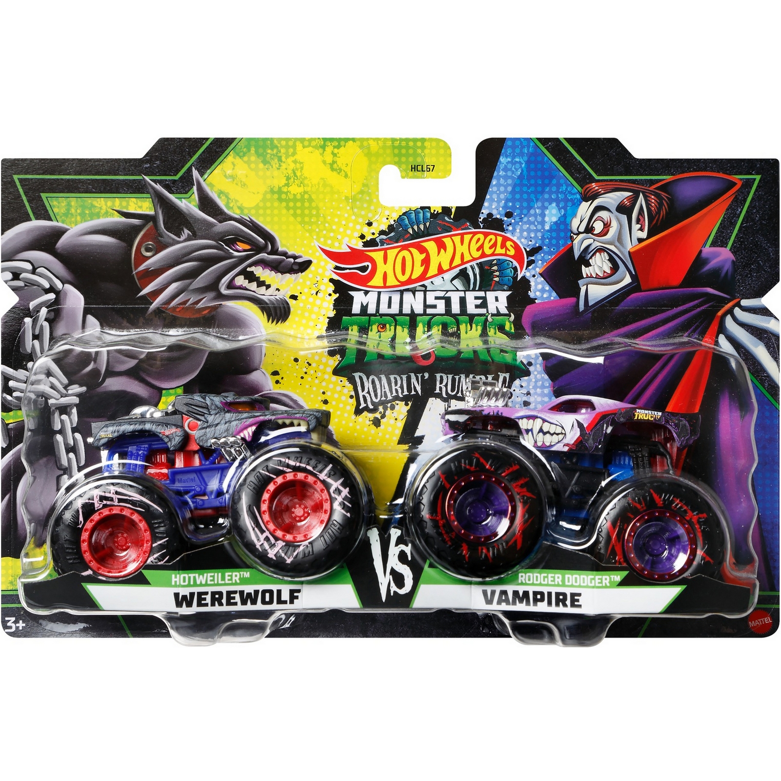 Набор машинок Hot Wheels Монстр-трак Драка банд 2шт в ассортименте HCL67 HCL67 - фото 27