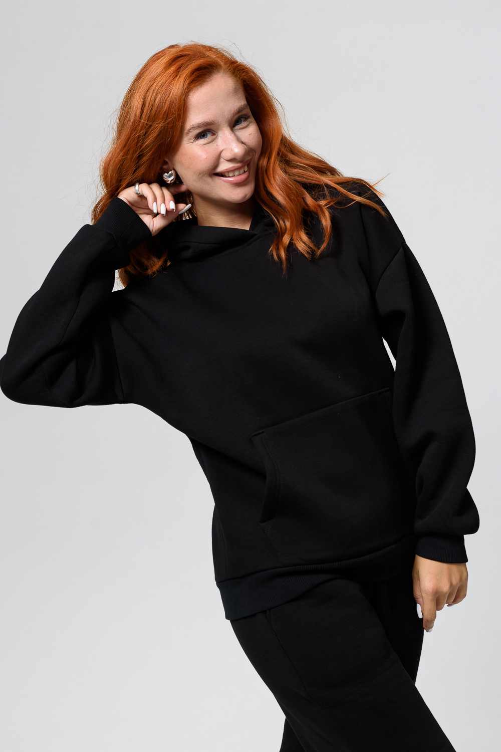 Худи Натали Суслова 14428 черный - фото 8