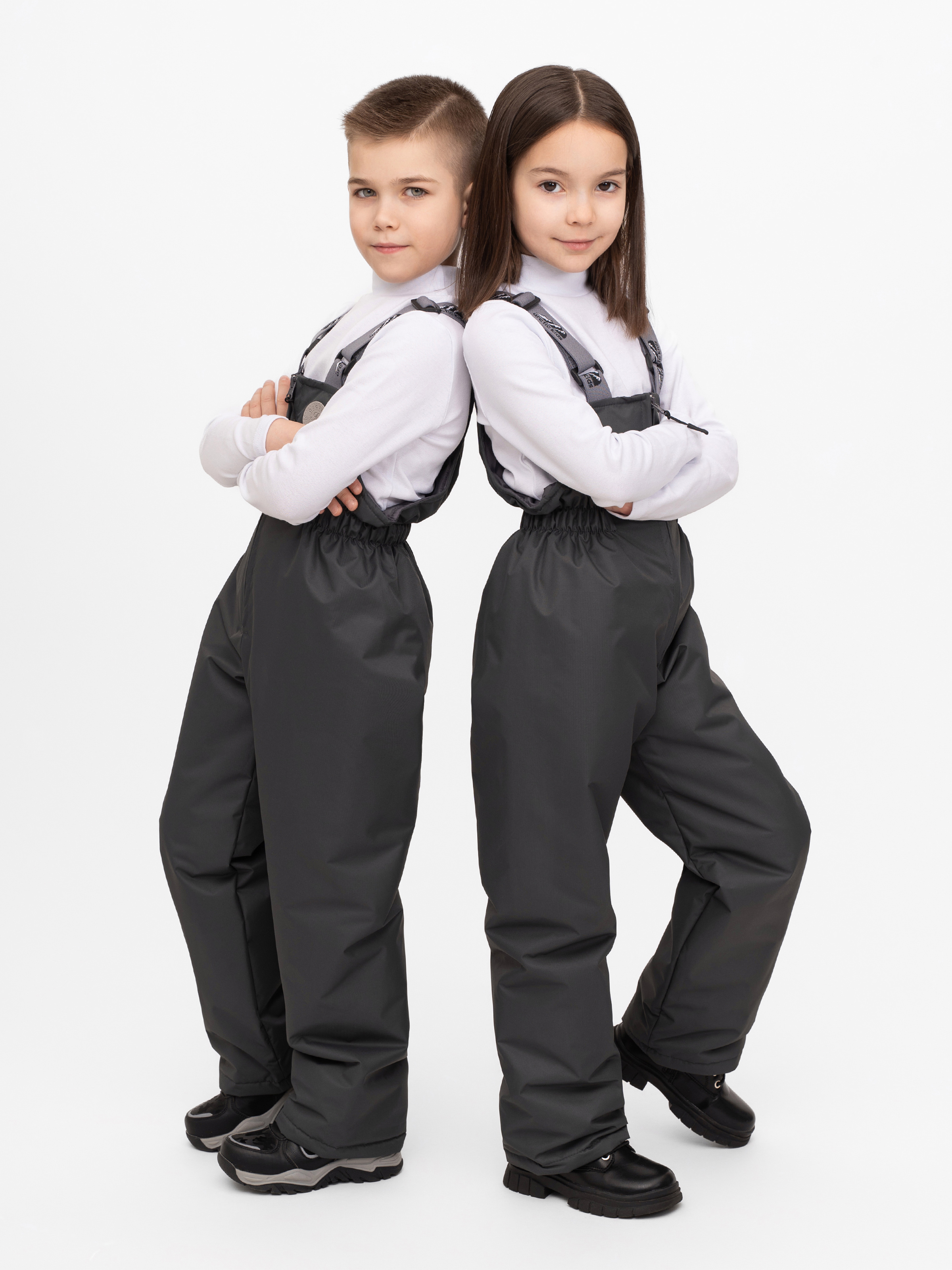 Полукомбинезон Arctic kids 60-013 серый - фото 9