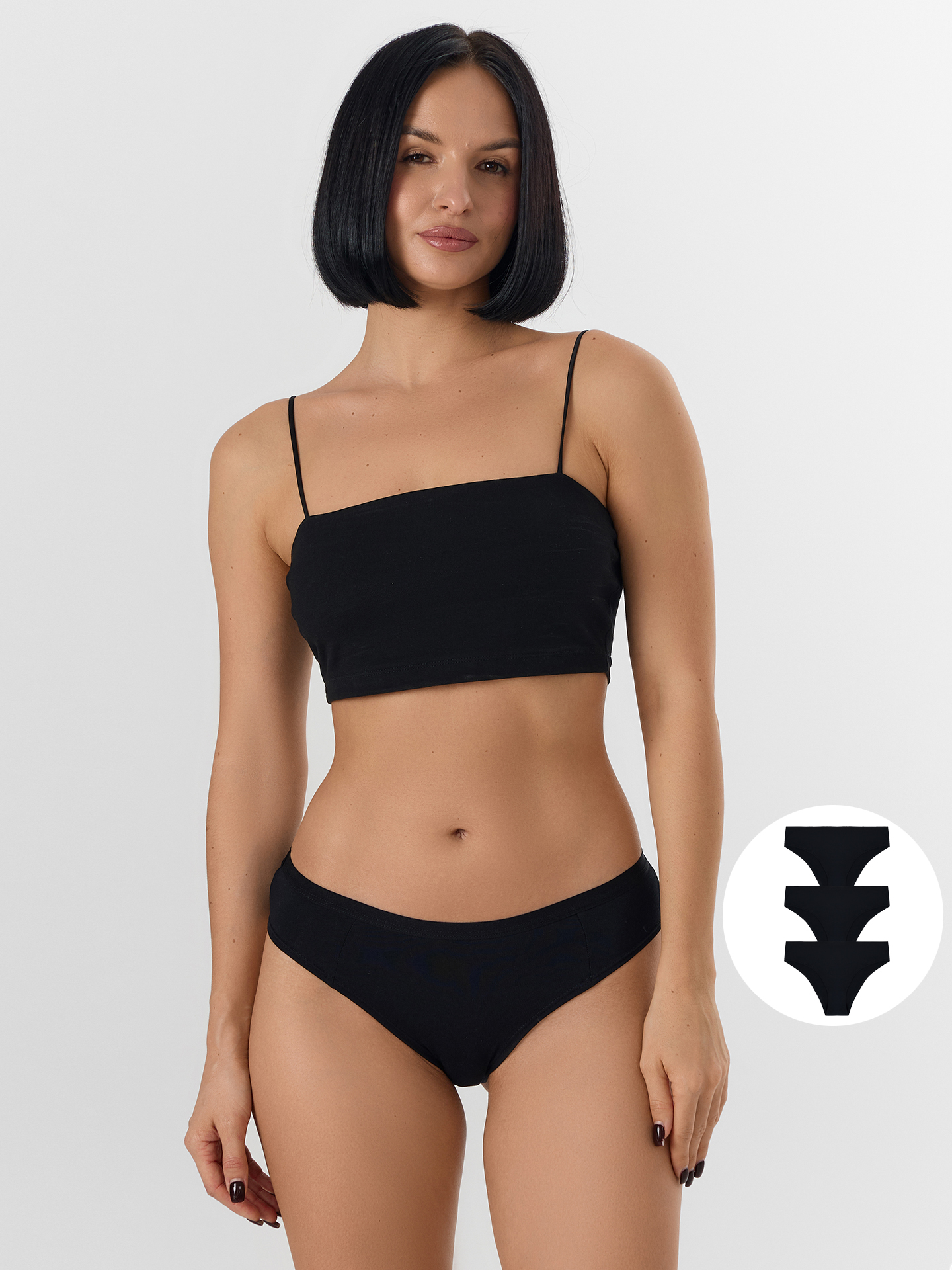 Трусы 3 шт Mark Formelle (Марк Формэль) 412246H-3/черный - фото 1