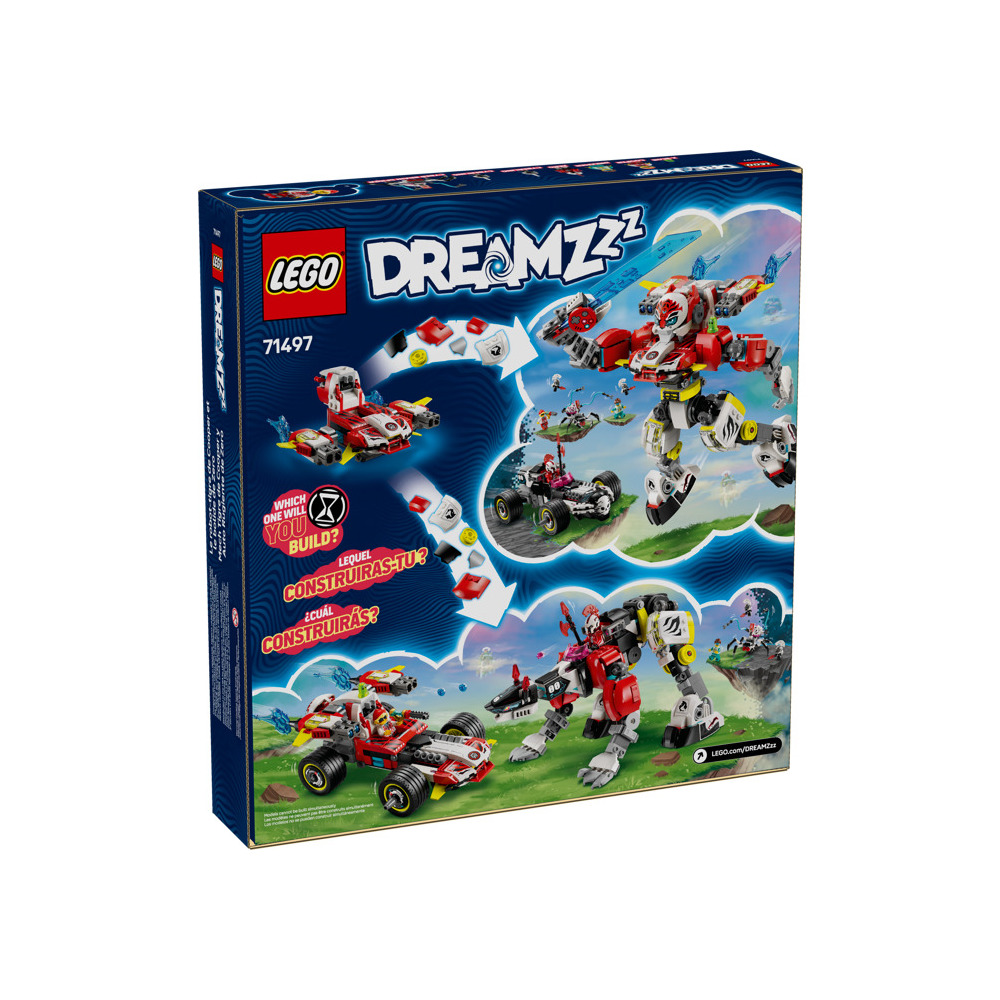 Конструктор LEGO DREAMZzz Броня Тигр Купера и лихач Зеро 106 дет. - фото 6