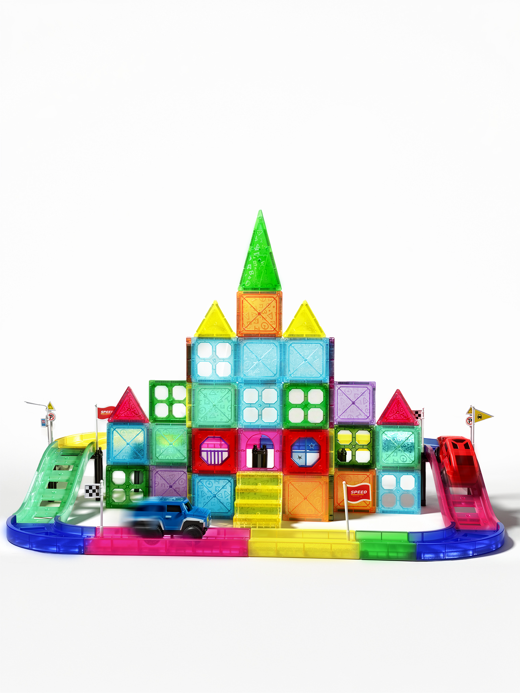 Конструктор SAYFUN toys магнитный 96 дет. - фото 16