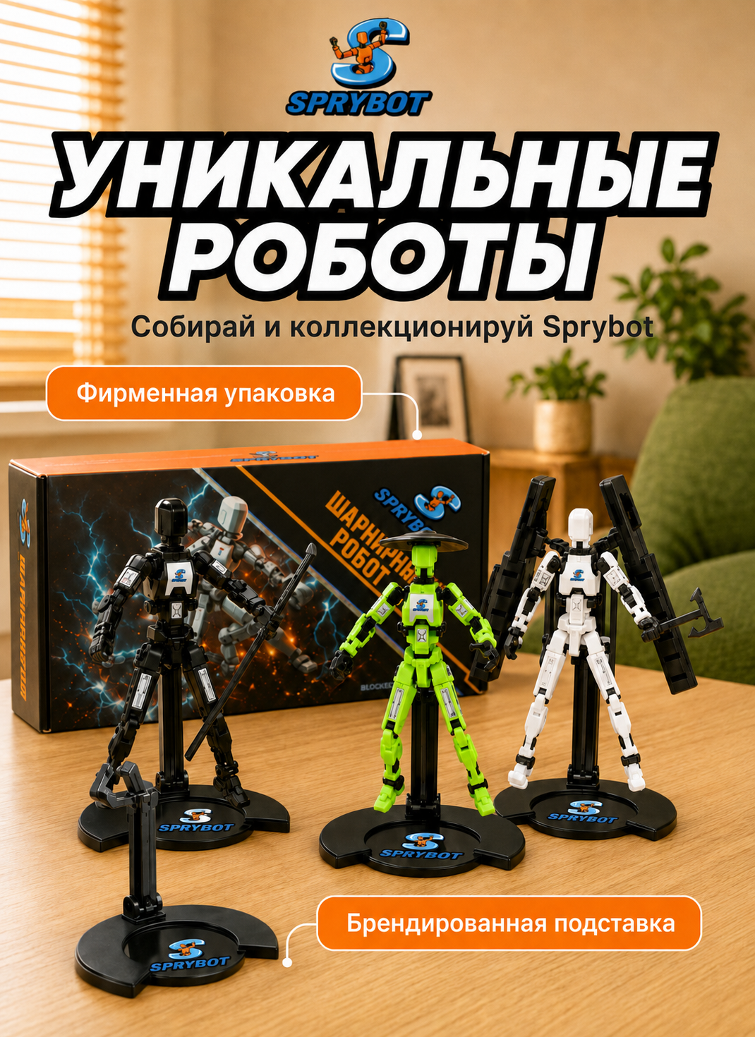 Фигурка TrendToys Робот шарнирный на магнитах - фото 4