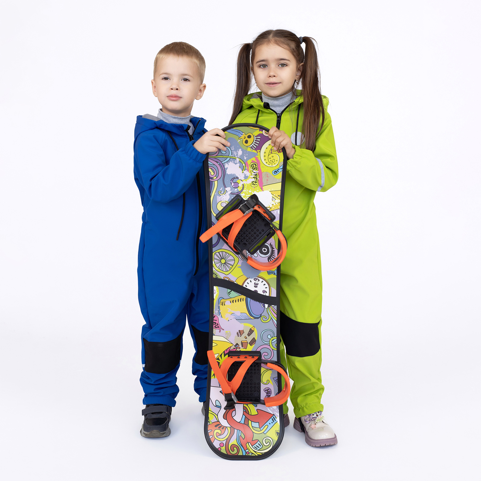 Комбинезон софтшелл Arctic kids 30-043 василек - фото 36