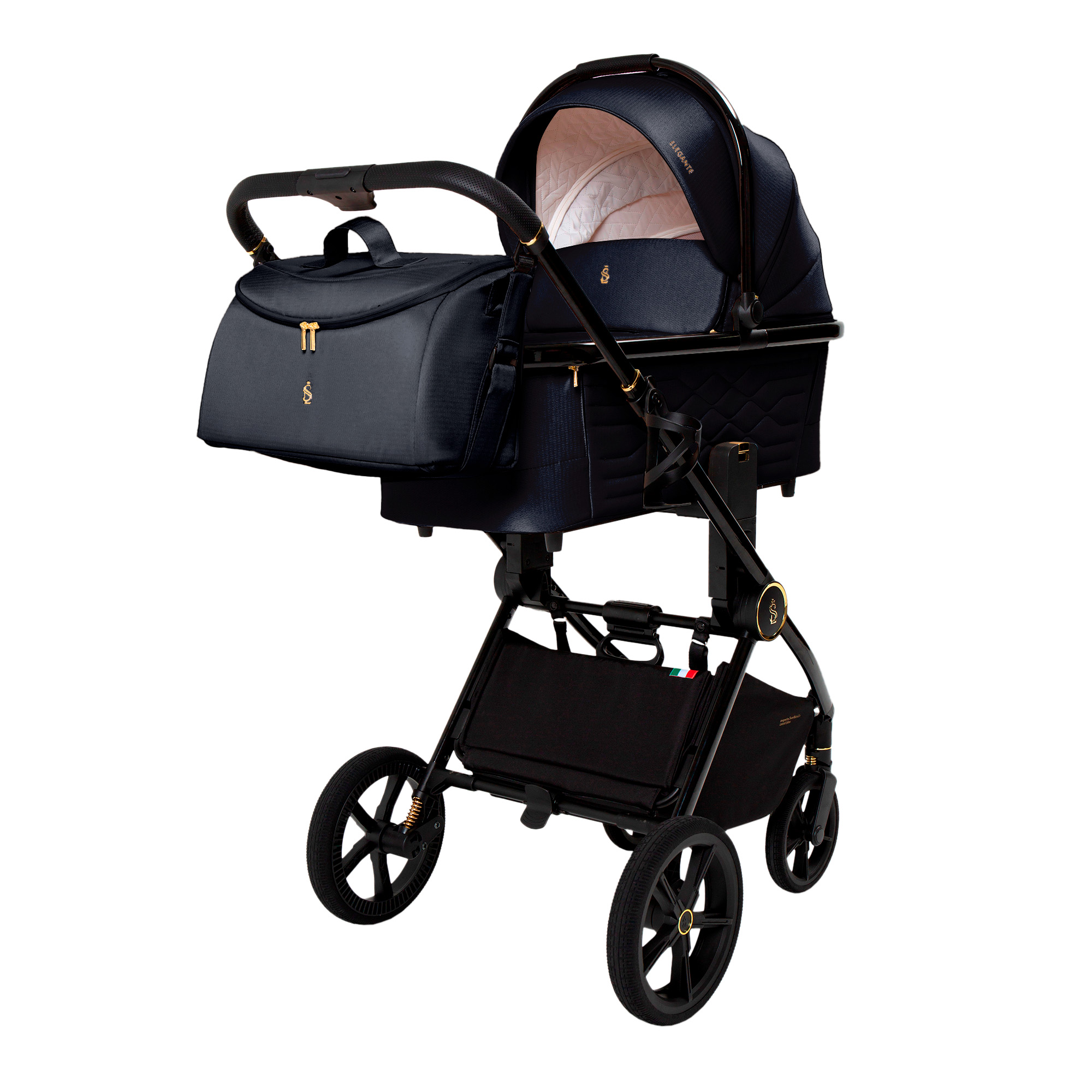 Коляска 3в1 Sweet Baby SBL Elegante GL Black черный - фото 22