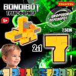 Фигурка Bondibon трансформер Робот Цифра 2в1