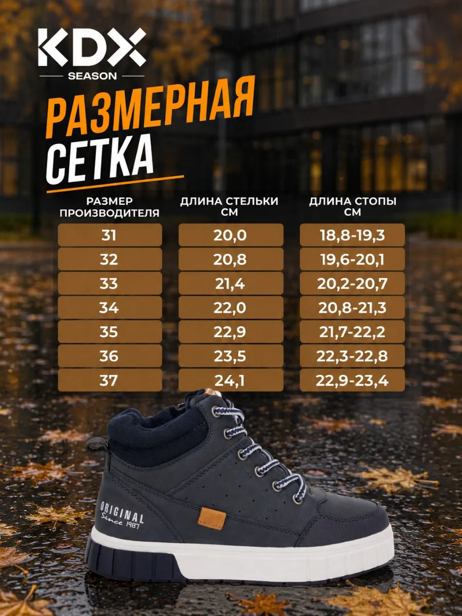 Ботинки KDX SKYSS-04 navy - фото 11
