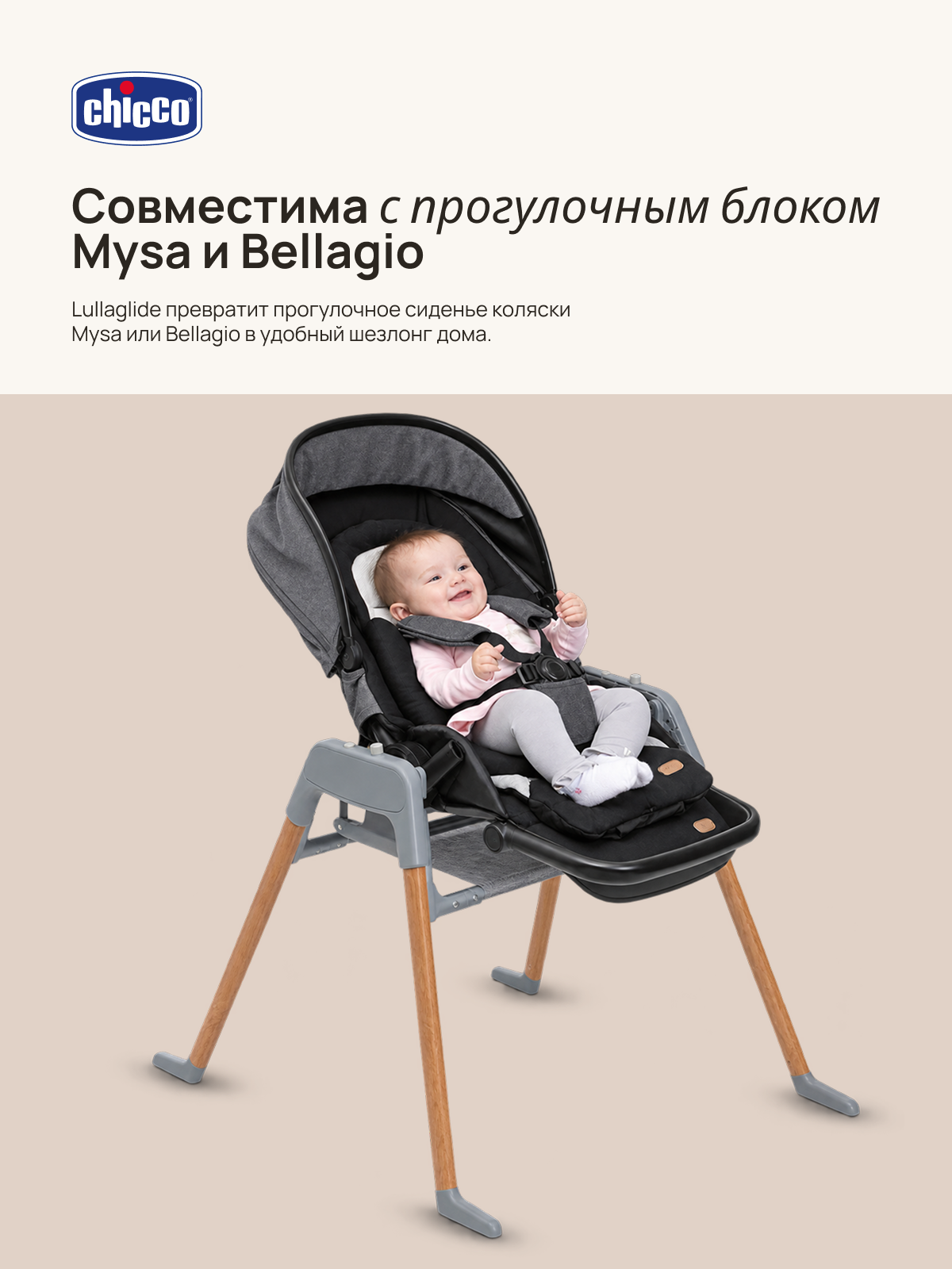 Подставка Chicco ножки к люльке - фото 6