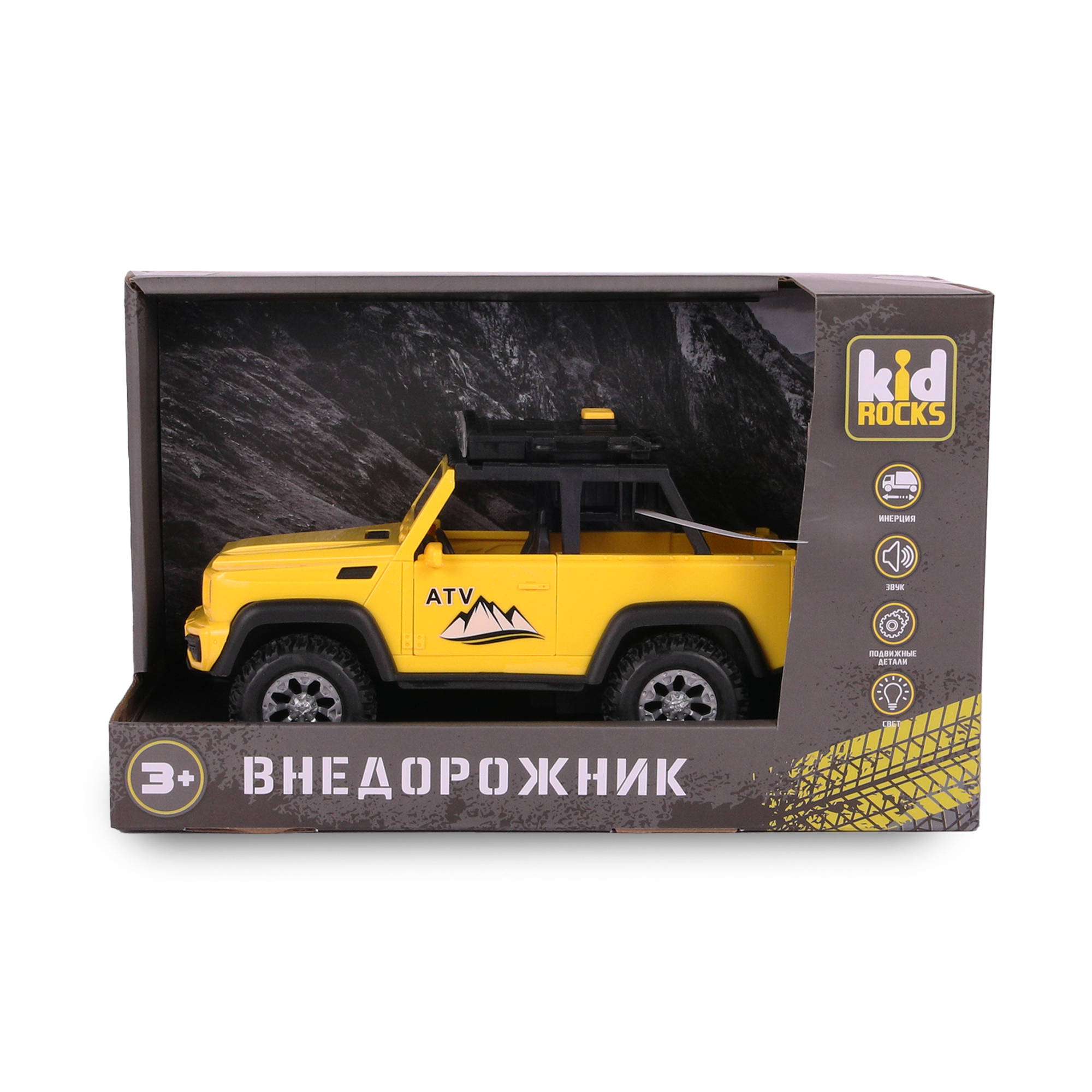 Автомобиль Kid Rocks внедорожник со светом и звуком 1:18 AB-2137 - фото 4