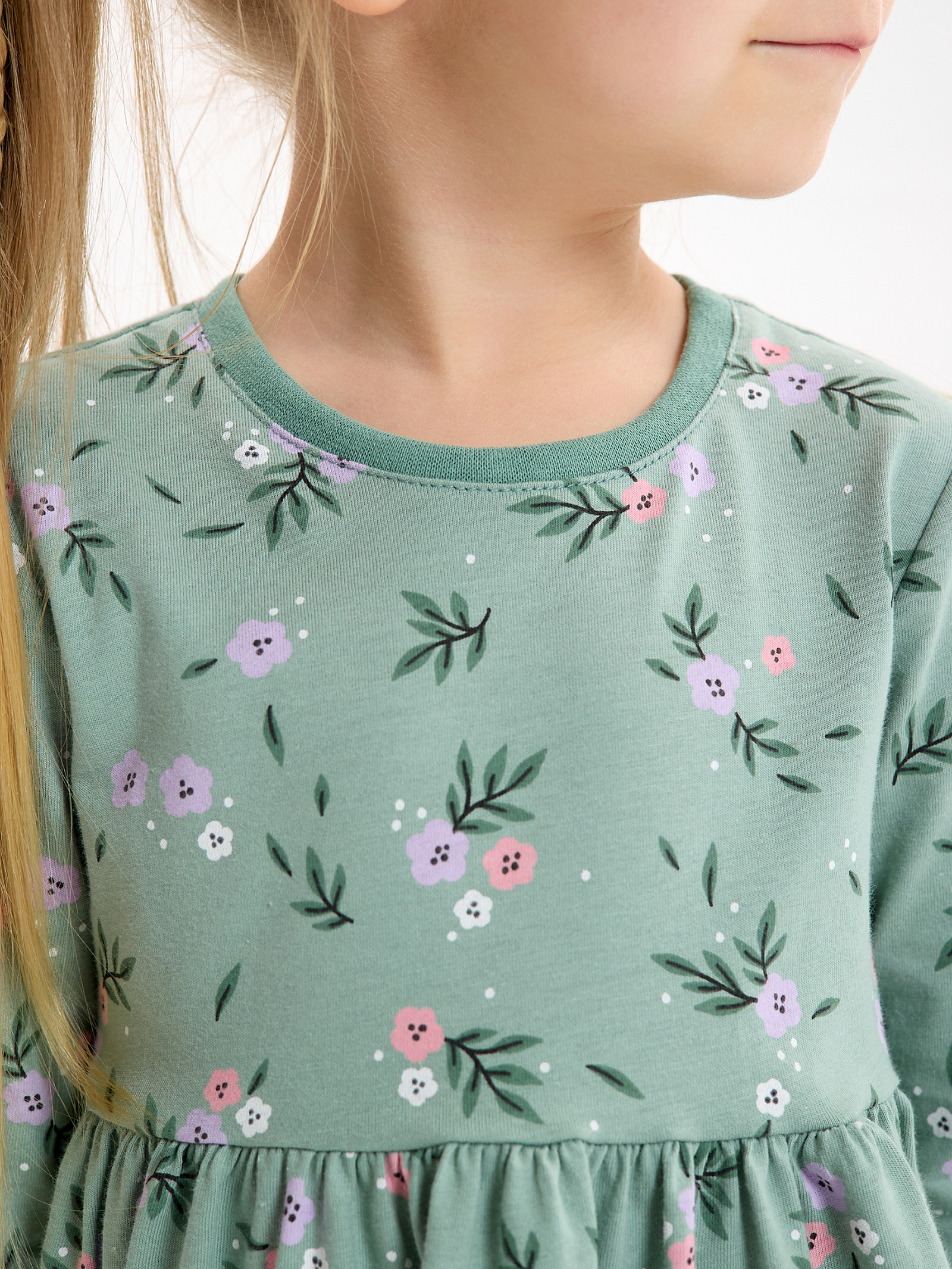 Платье LEVAKIDS платье для девочки_сказочные цветы - фото 9