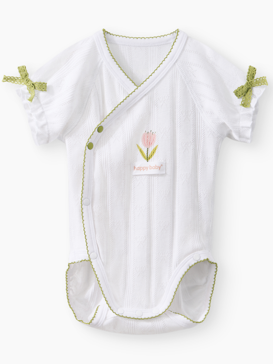 Боди 2 шт Happy Baby 90154-0_white-pink - фото 4