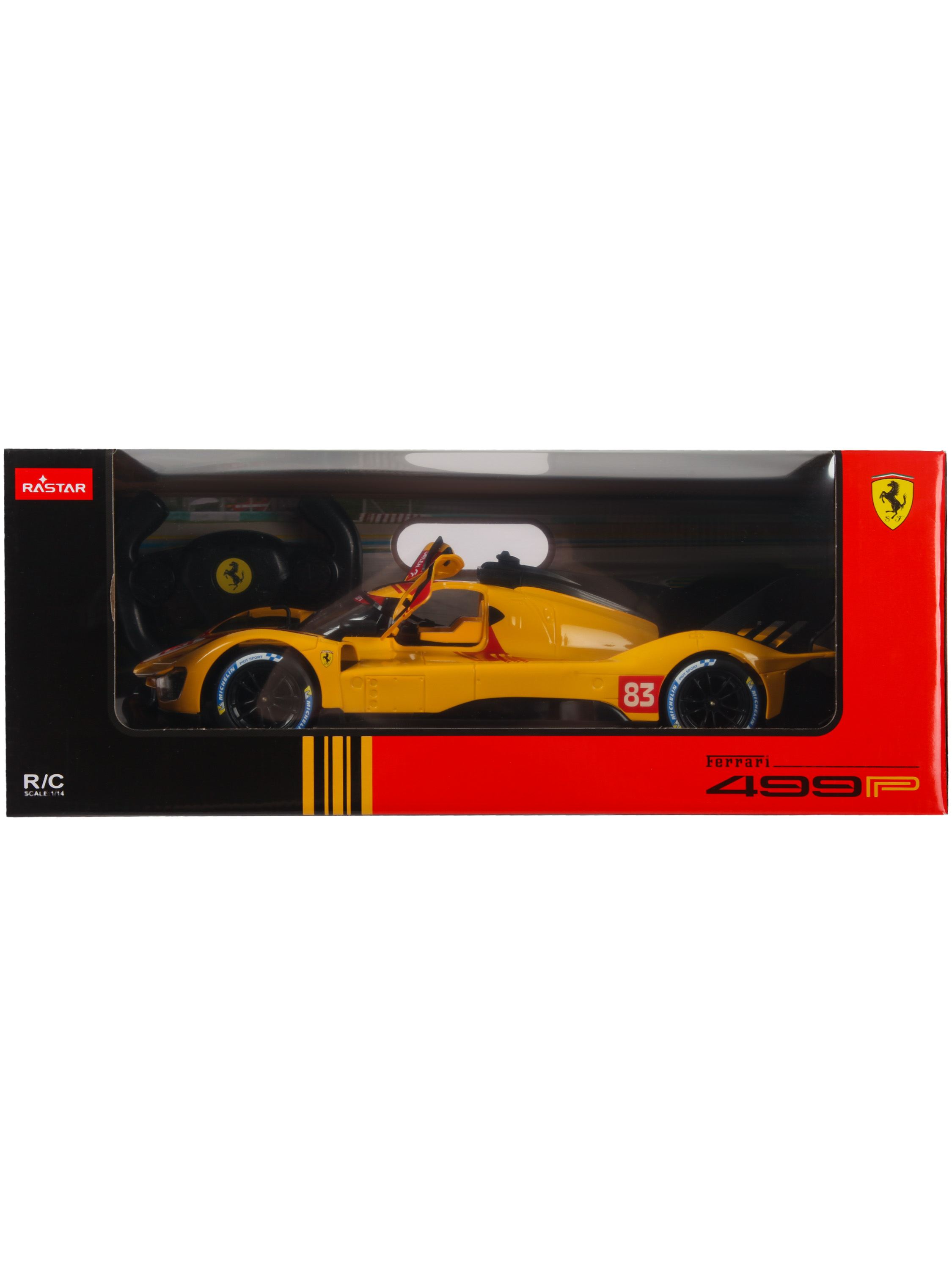 Автомобиль РУ Rastar Ferrari 499P 1:14 - фото 7