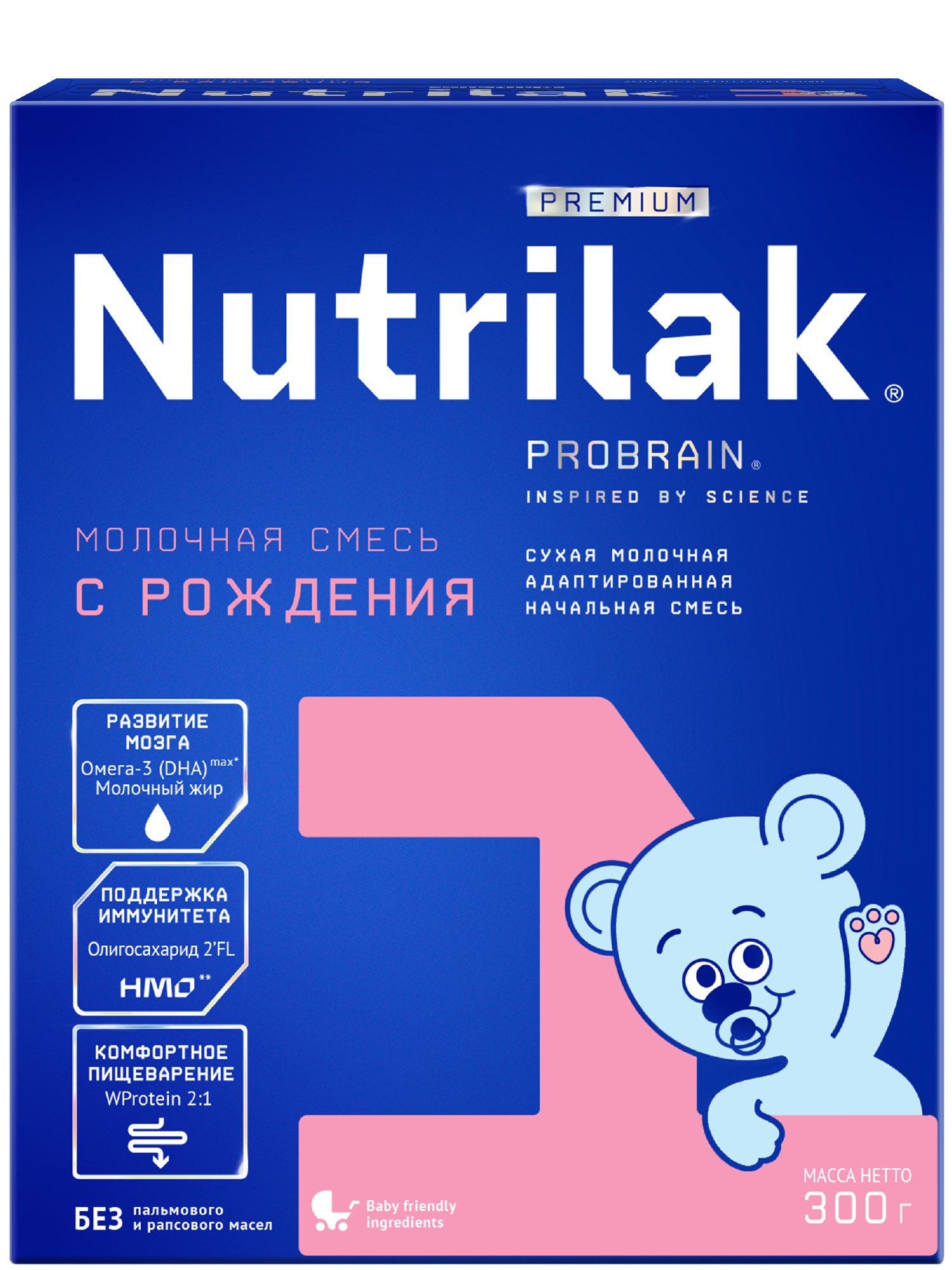 Смесь молочная Nutrilak Premium 1 300г c 0месяцев - фото 1