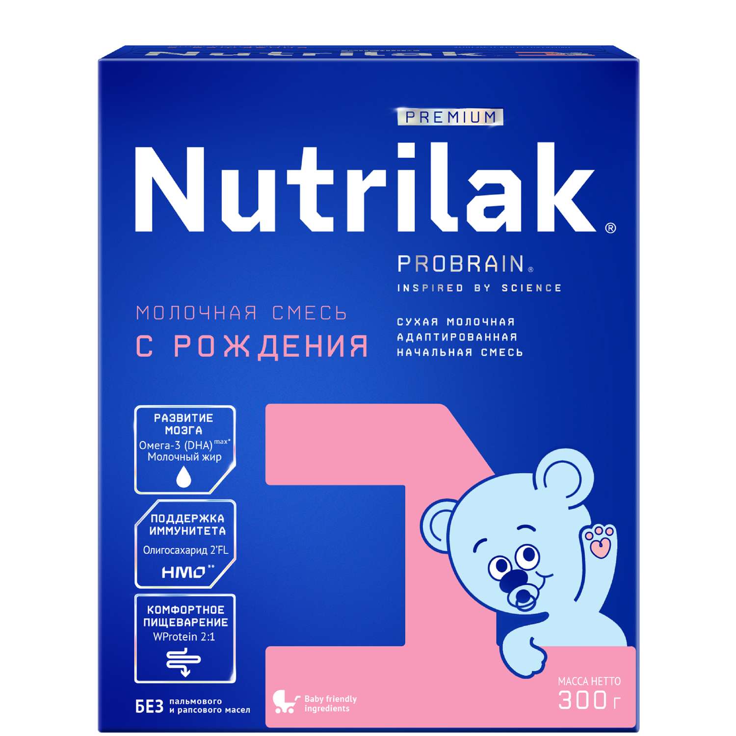Смесь молочная Nutrilak Premium 1 300г c 0месяцев - фото 1