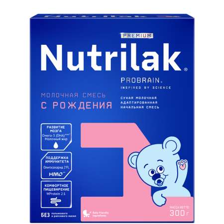 Смесь молочная Nutrilak Premium 1 300г c 0месяцев