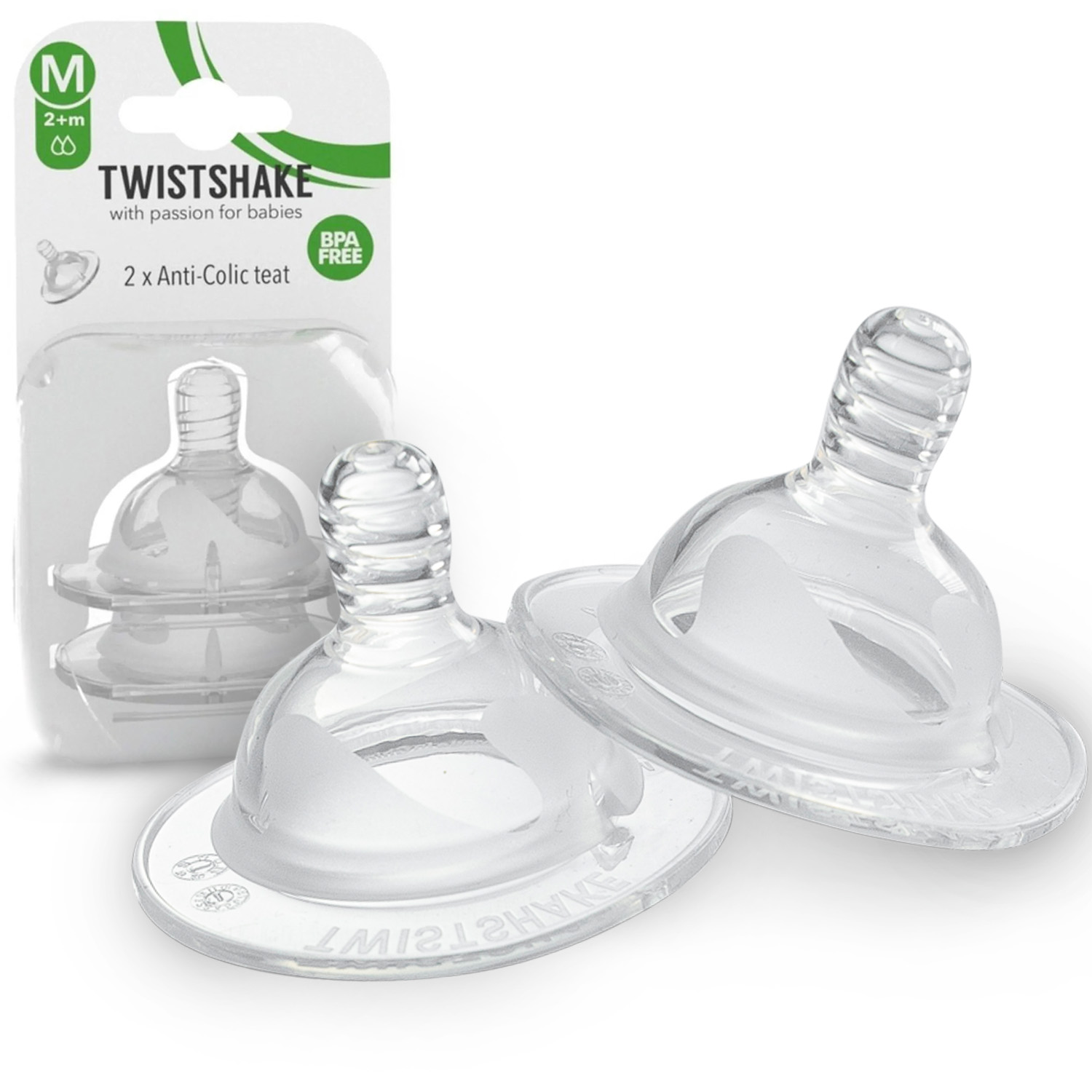 Соска Twistshake Anti-Colic силикон M 2 шт. - фото 1