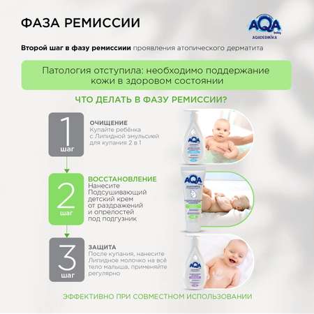 Крем AQA dermika Подсушивающий 72 мл