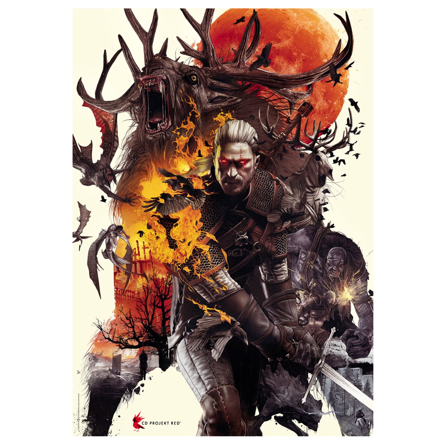 Пазл Good Loot The Witcher Monsters - 1000 эл классический - фото 4