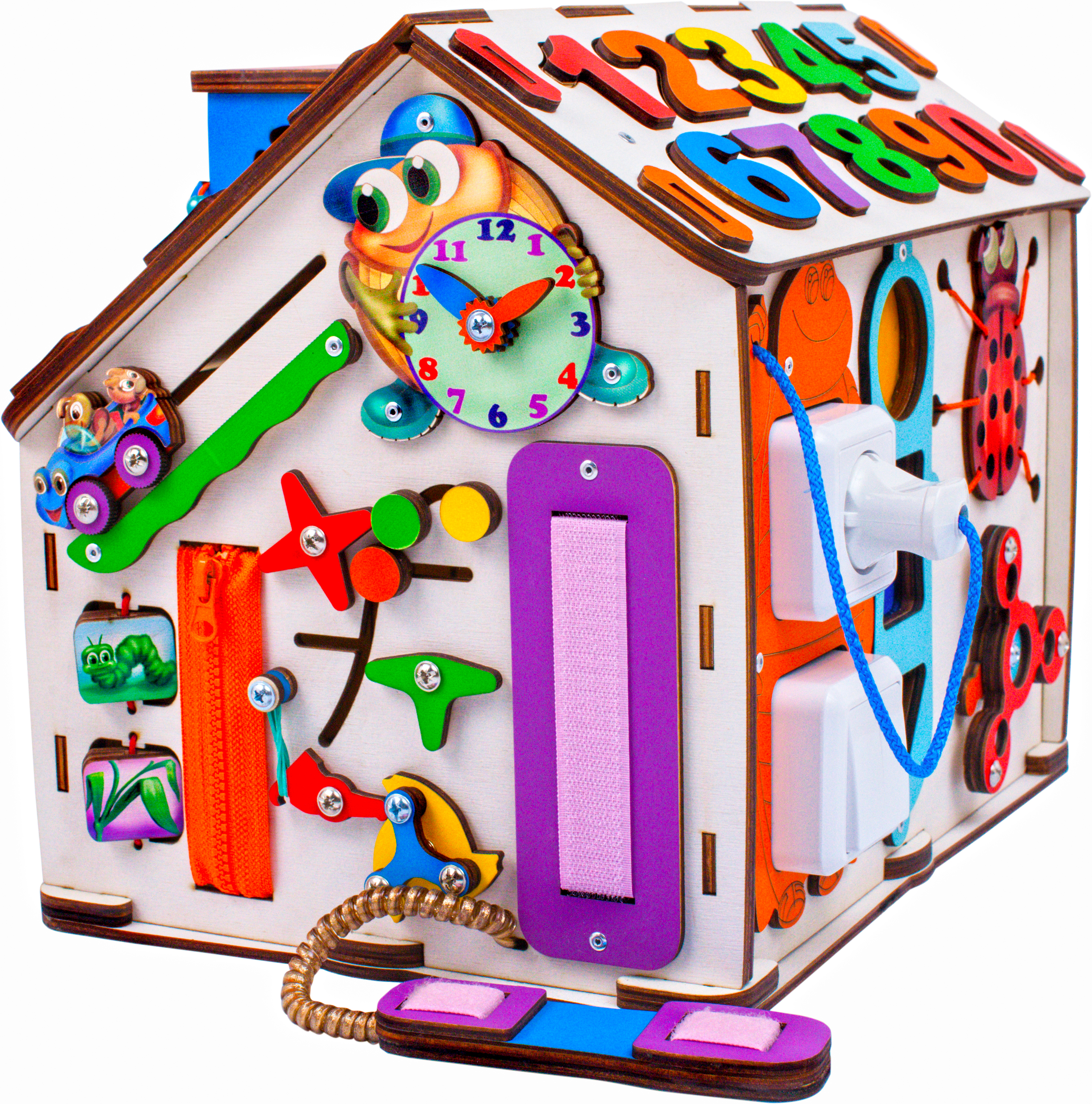 Игрушка Jolly Kids бизиборд Букашки - фото 7