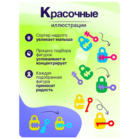 Игрушка ГРАТ Ключики Замочки
