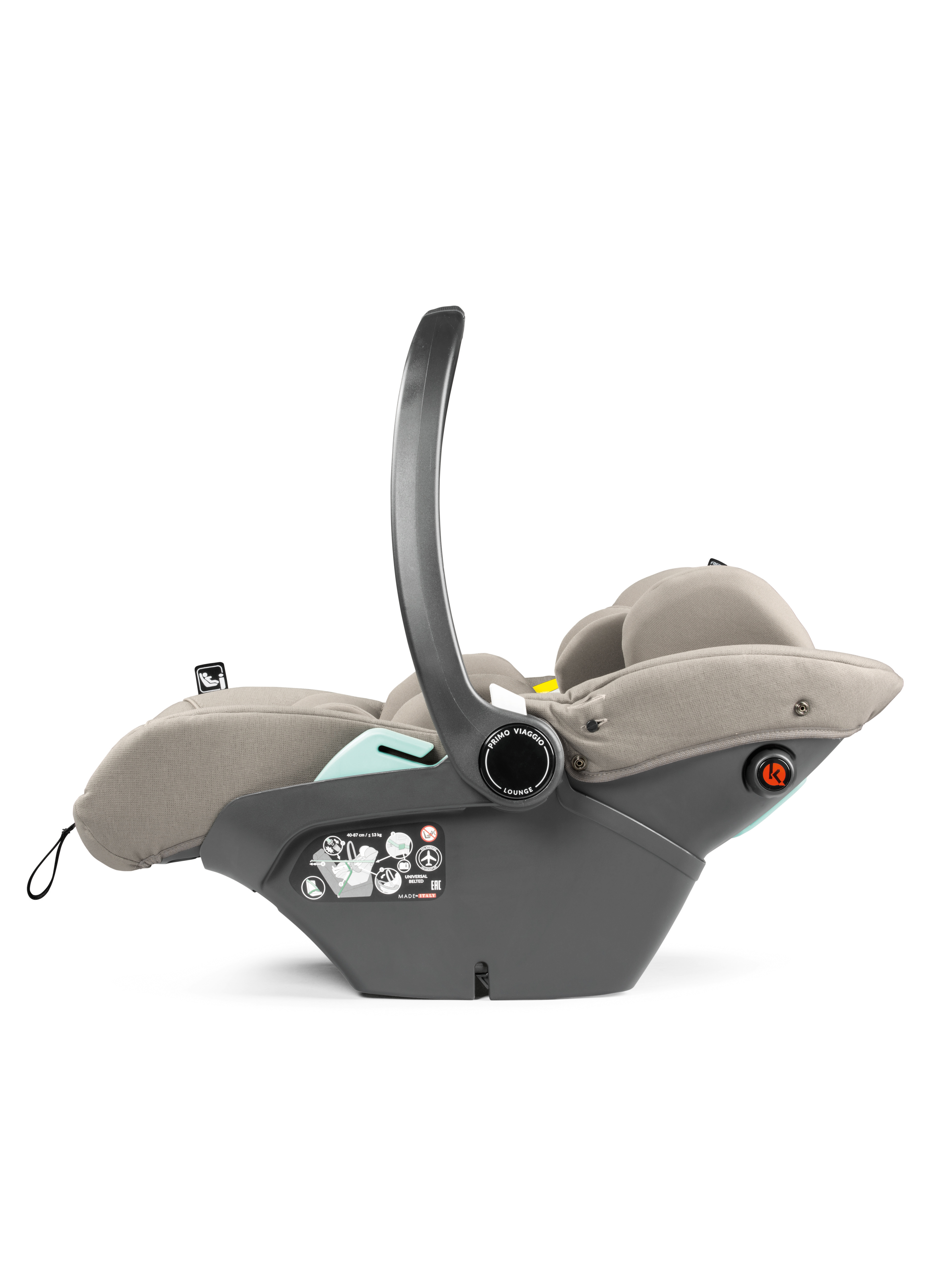 Автокресло Peg-Perego Lounge 0 (0 -13 кг) бежевый - фото 5